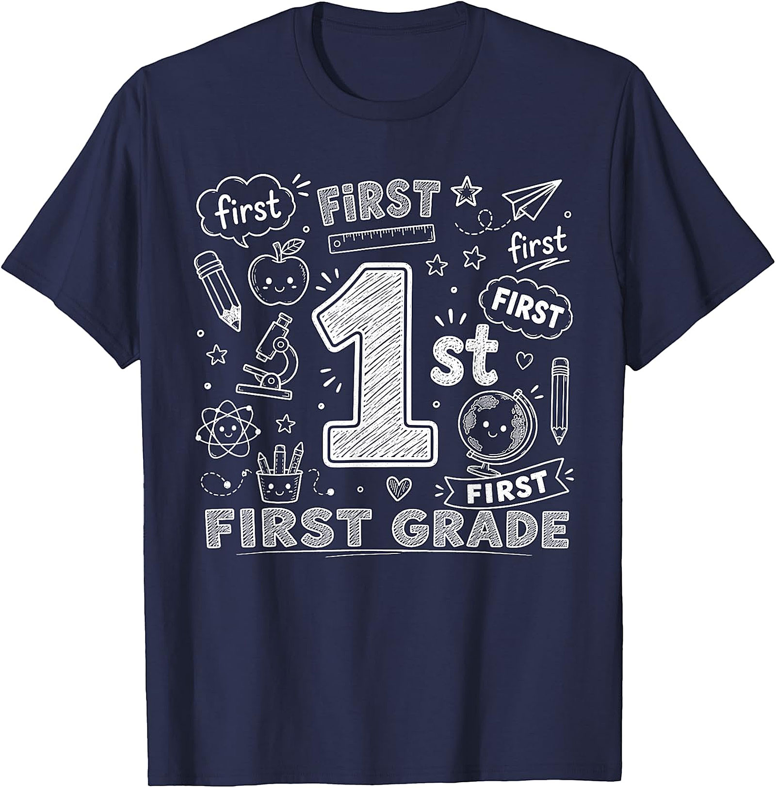 1st Grade Back to School T-Shirt | Funny First Grade Tee