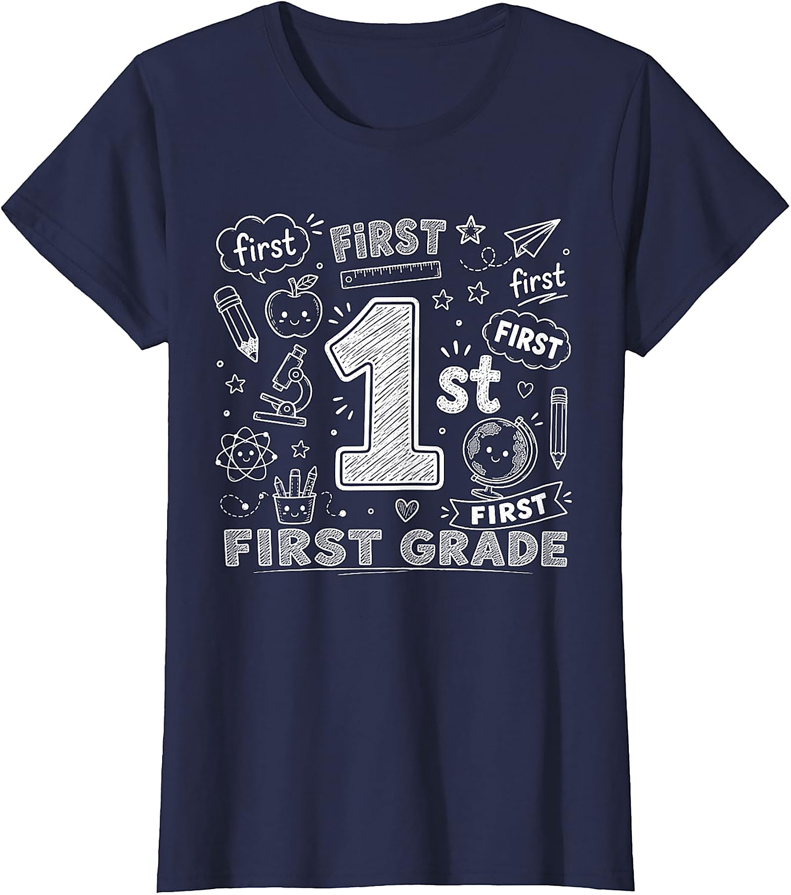 1st Grade Back to School T-Shirt | Funny First Grade Tee