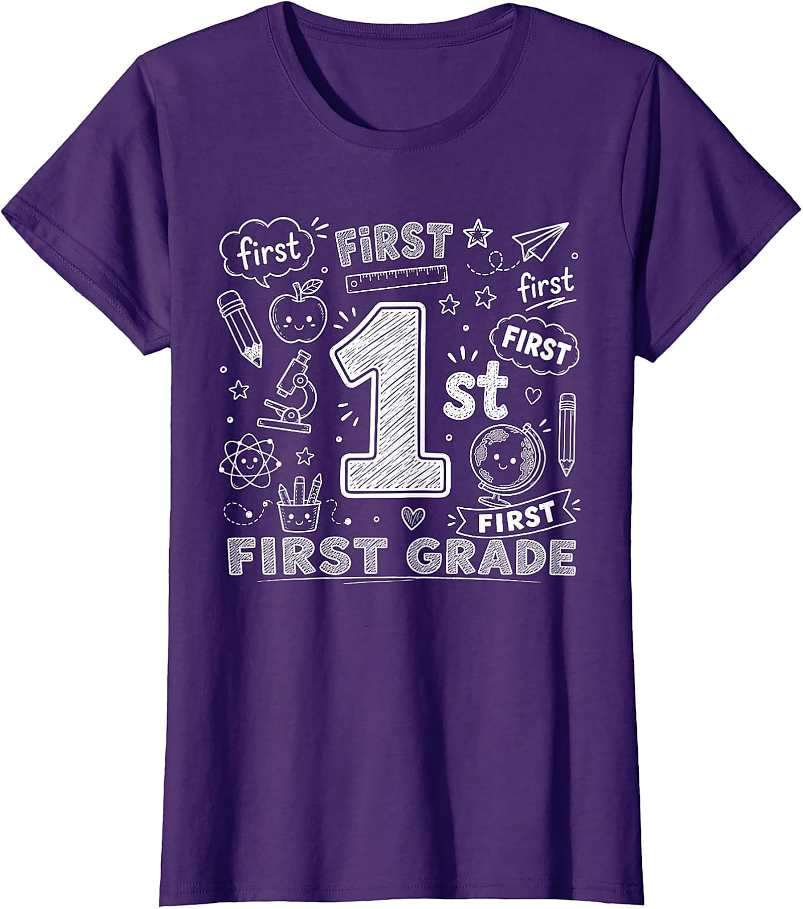 1st Grade Back to School T-Shirt | Funny First Grade Tee