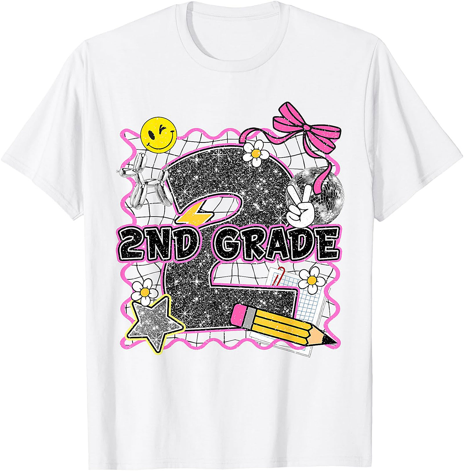 2nd Grade T-Shirt | Cute Back to School Girls Tee