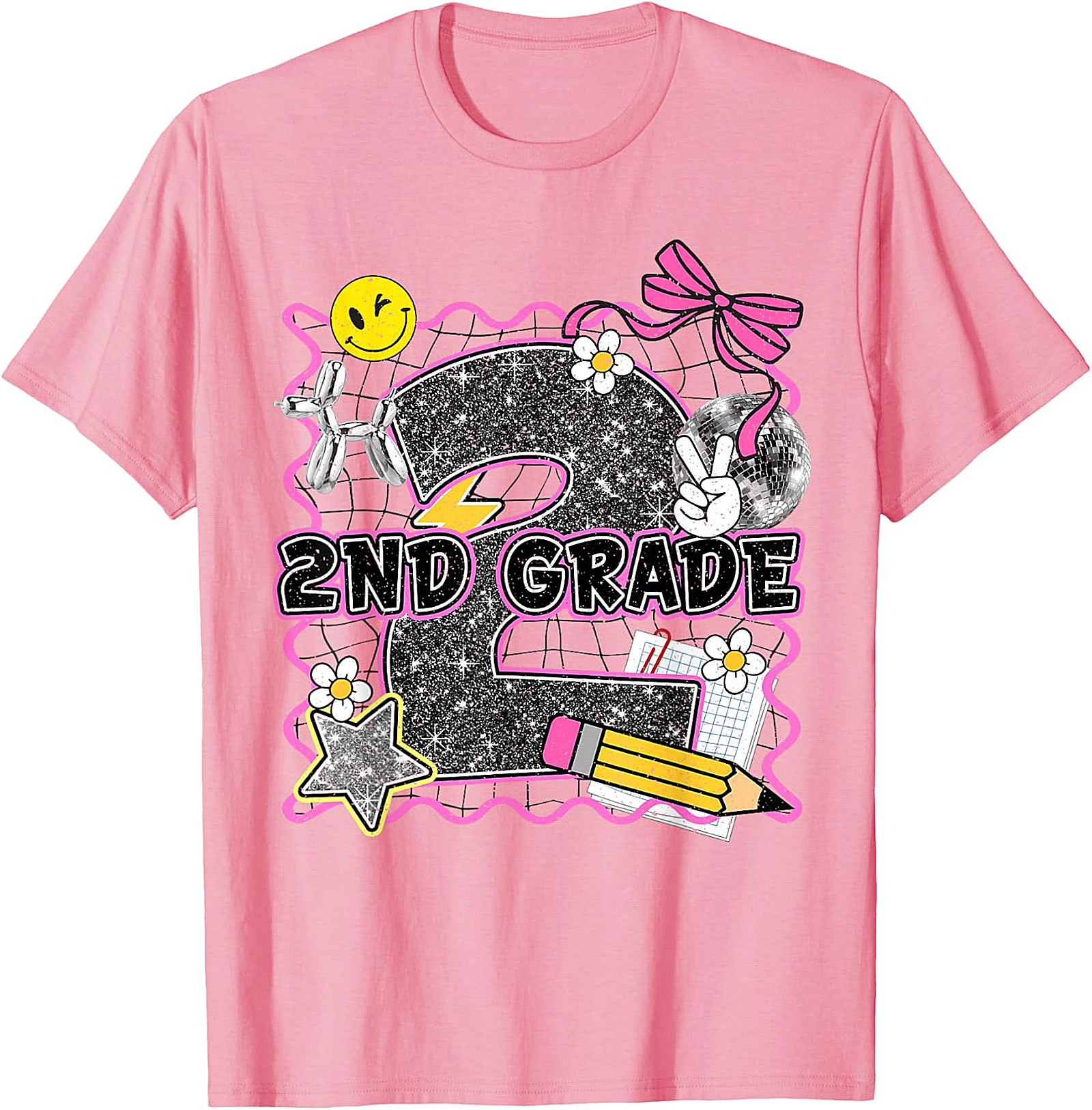 2nd Grade T-Shirt | Cute Back to School Girls Tee