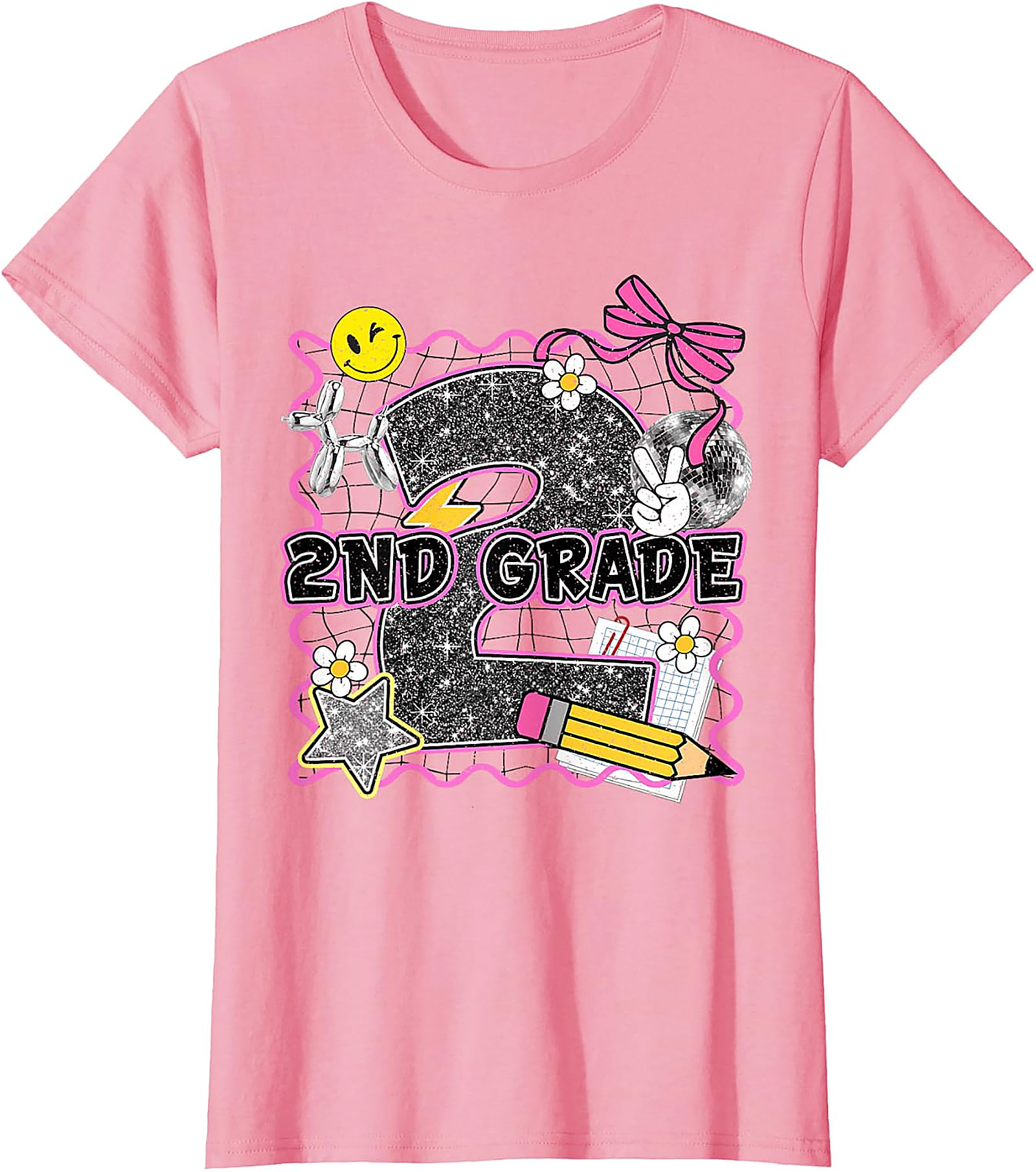 2nd Grade T-Shirt | Cute Back to School Girls Tee