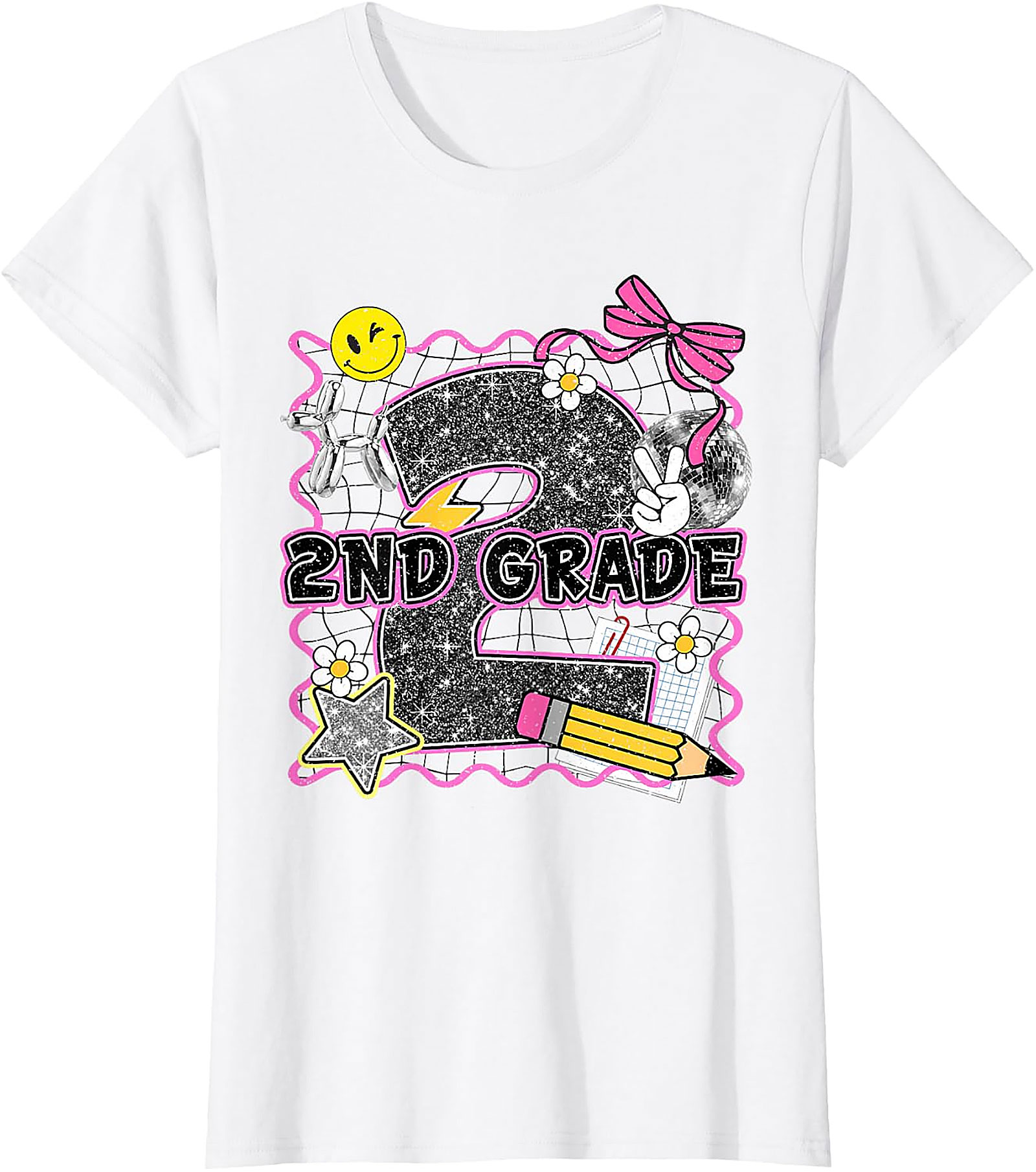 2nd Grade T-Shirt | Cute Back to School Girls Tee