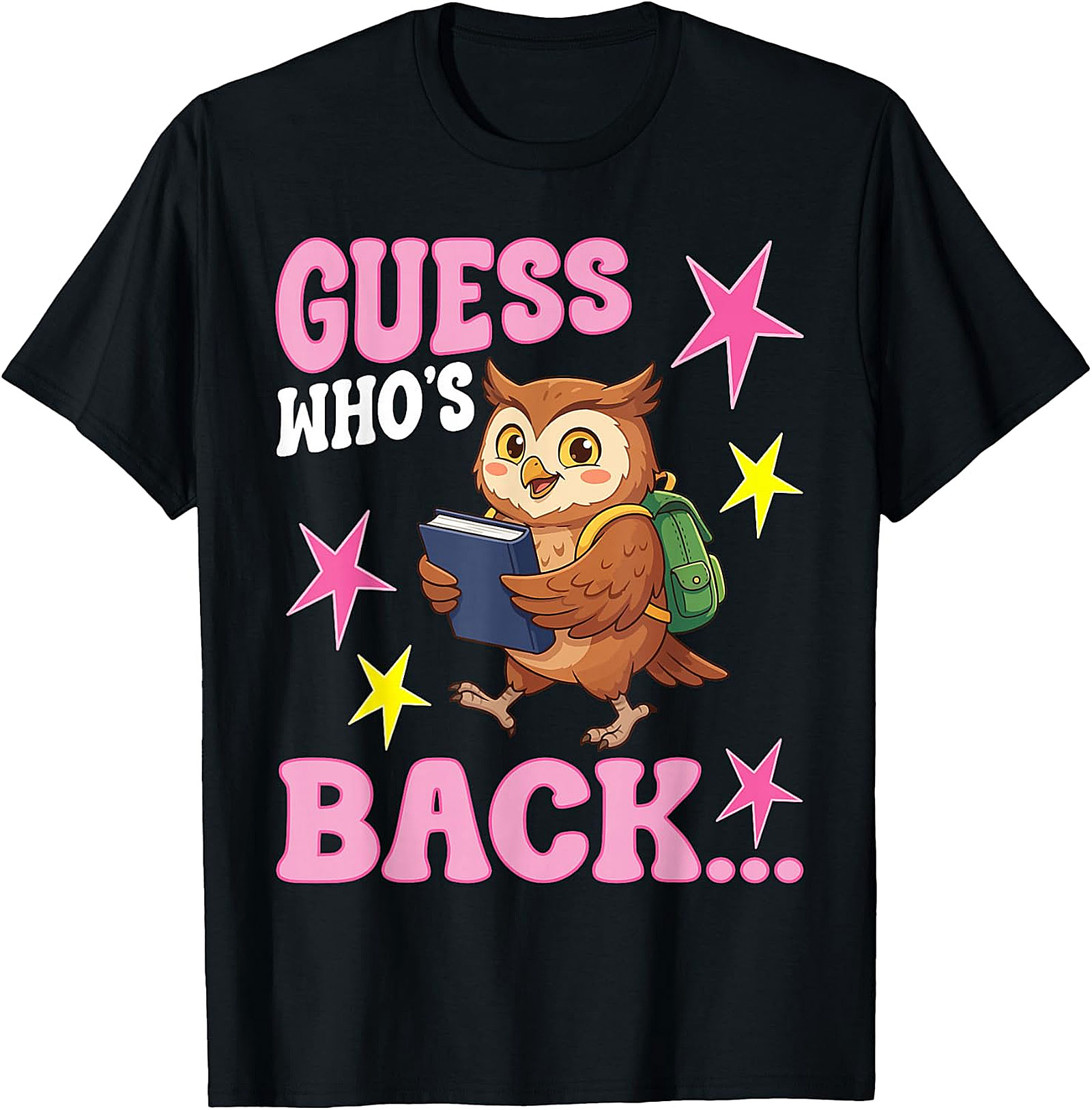 Guess Whos Back Owl T-Shirt | Cute Back to School Tee