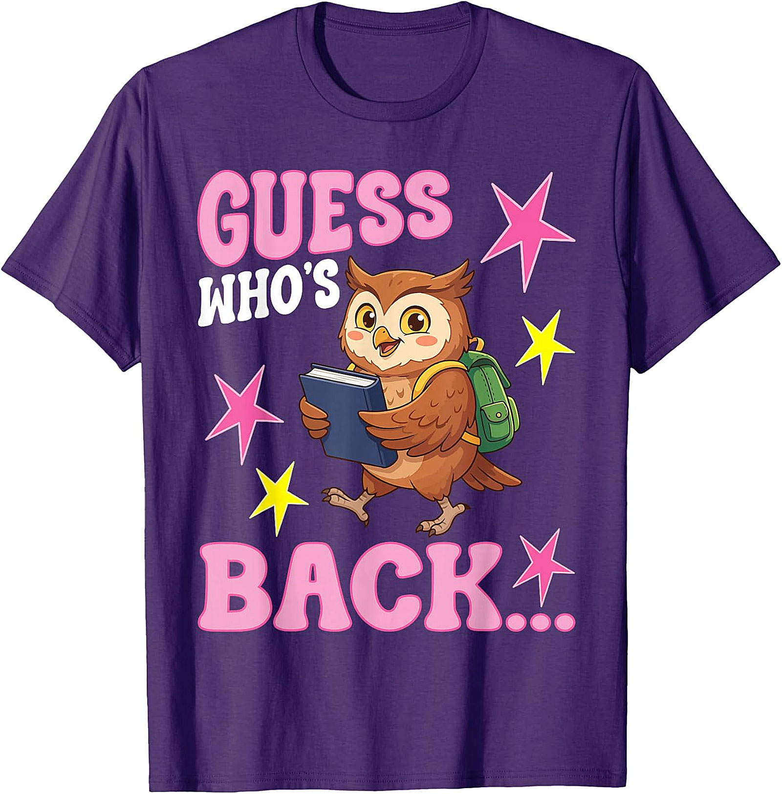 Guess Whos Back Owl T-Shirt | Cute Back to School Tee
