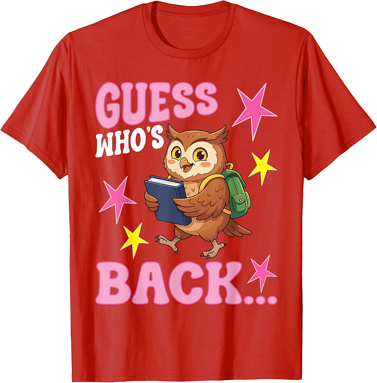 Guess Whos Back Owl T-Shirt | Cute Back to School Tee