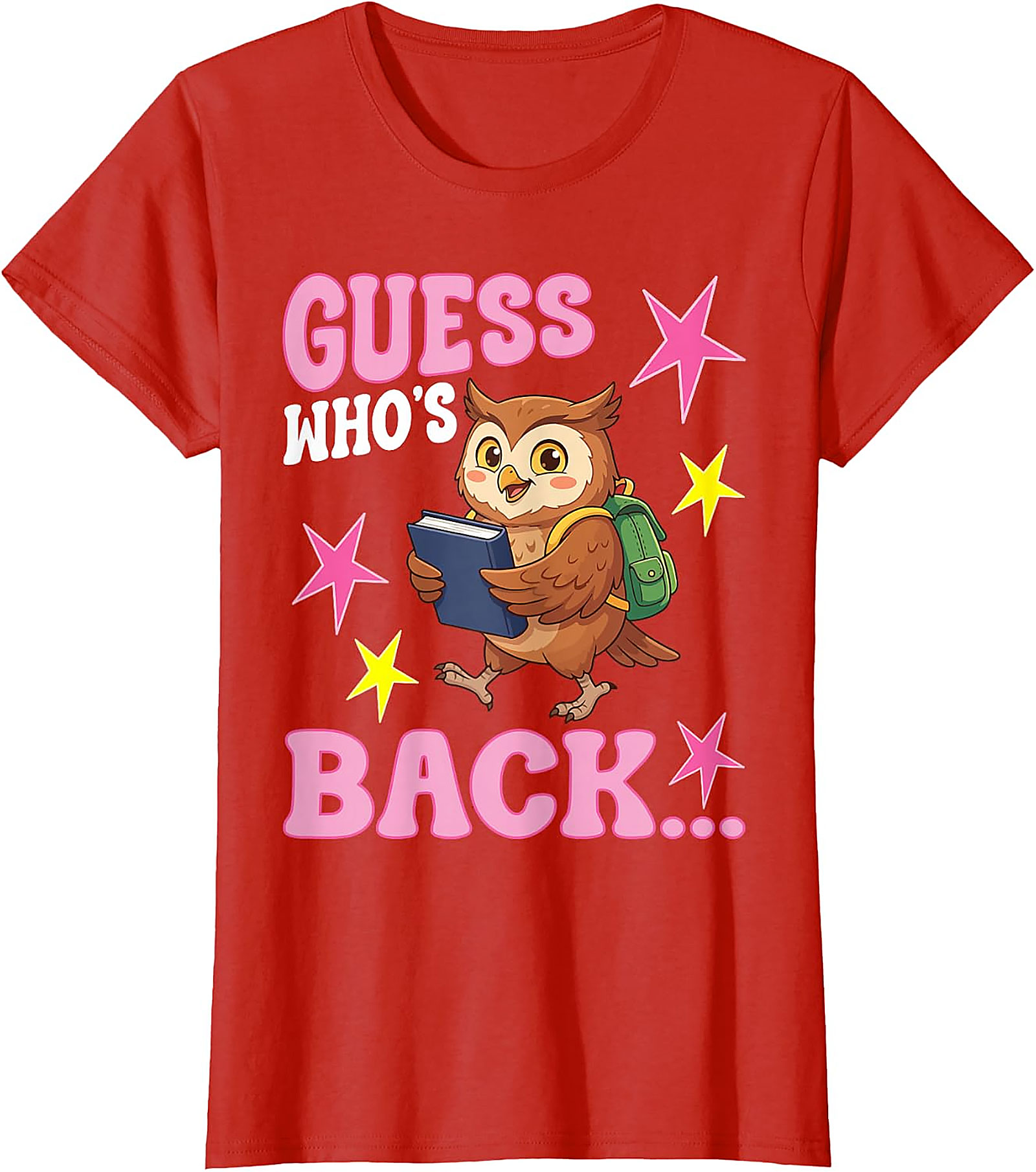 Guess Whos Back Owl T-Shirt | Cute Back to School Tee