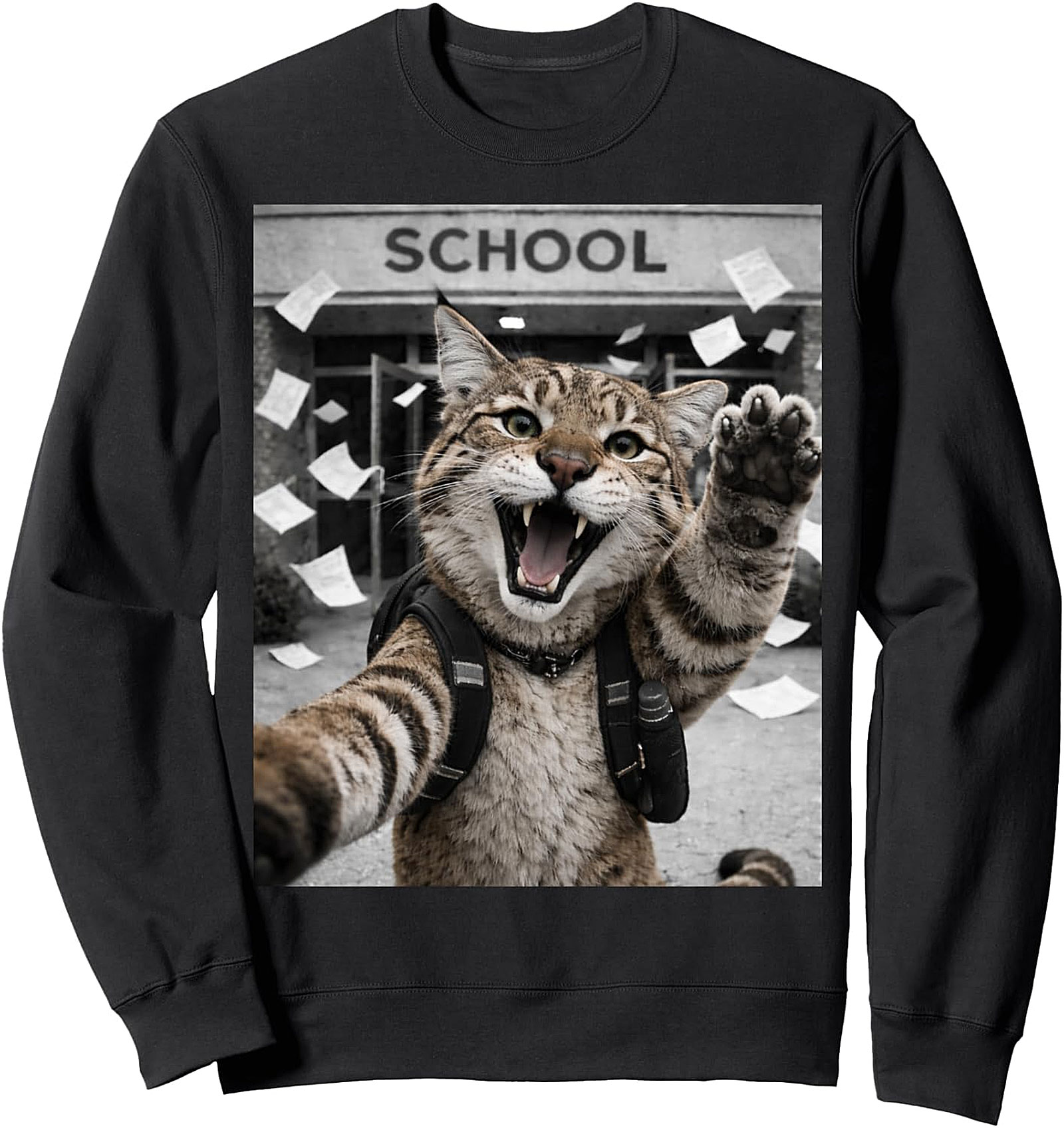 Wildcat Last Day of School Funny Sweatshirt | Summer Break