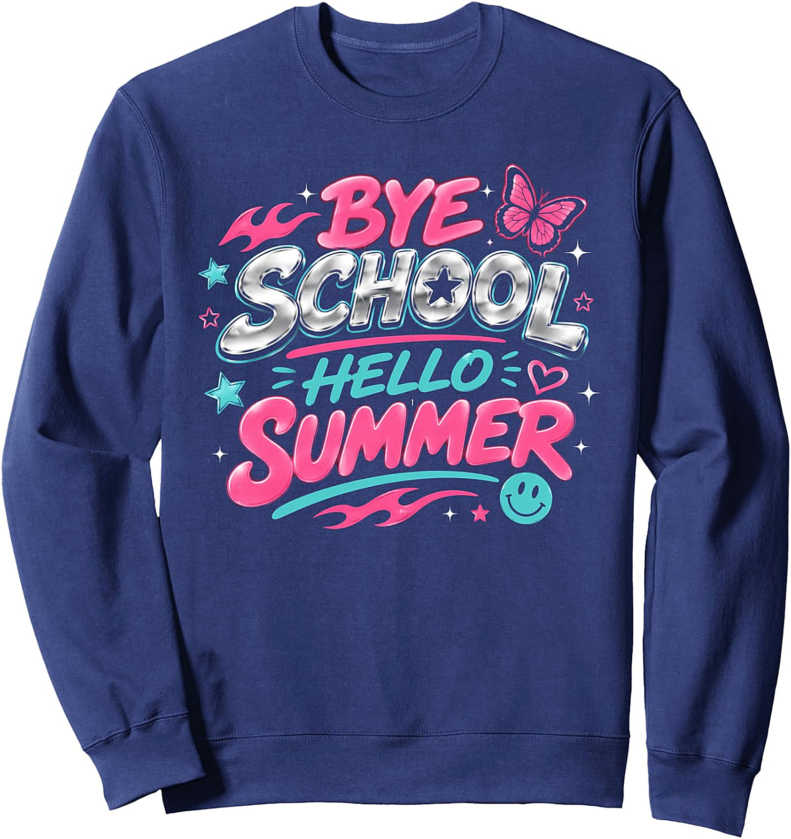 Bye School Hello Summer Sweatshirt - Fun Last Day Gift