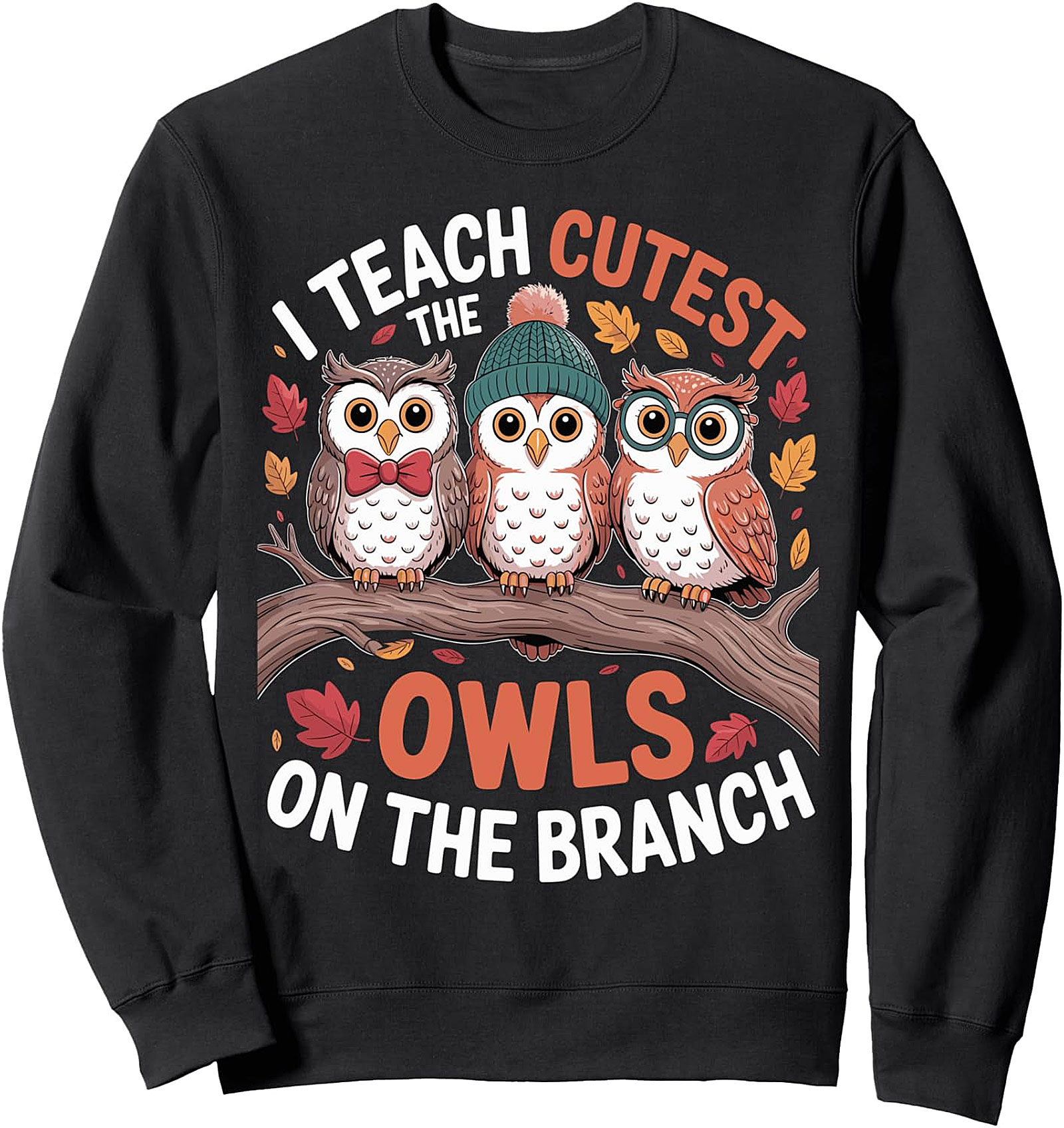 Cutest Owls Teacher Sweatshirt | Cozy Pullover Gift for Educators