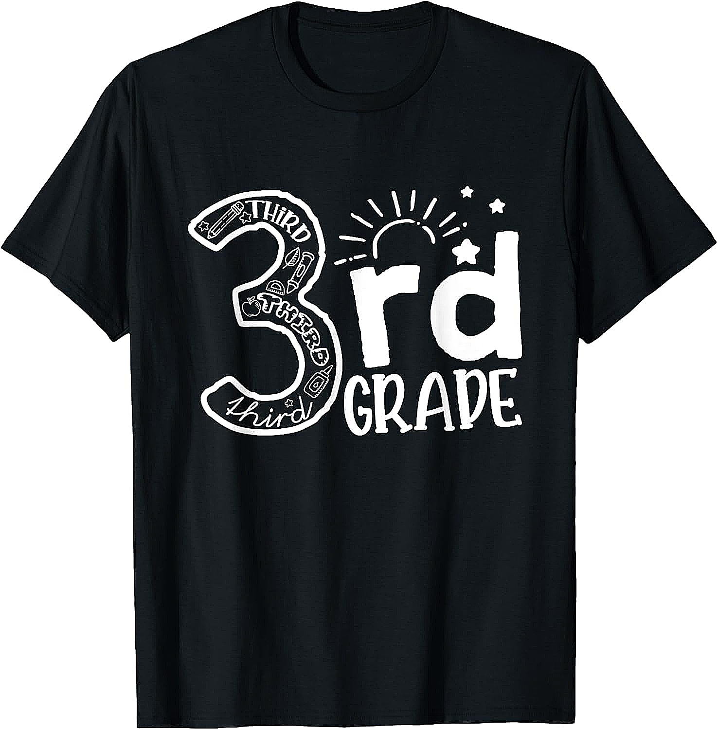 3rd Grade T-Shirt | Back to School Tee Kids & Teachers