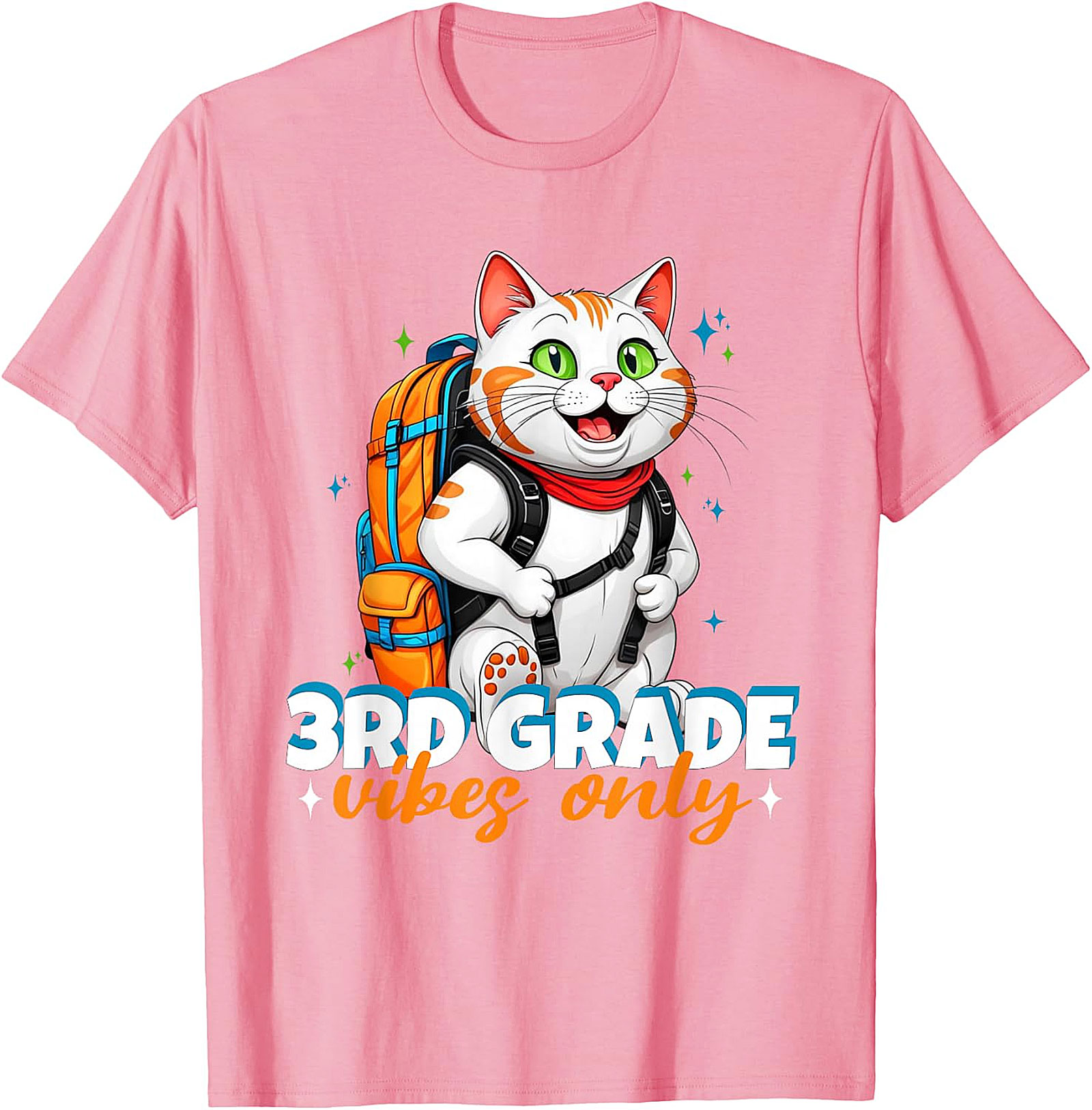 3rd Grade Cat T-Shirt | Back to School Kids Tee