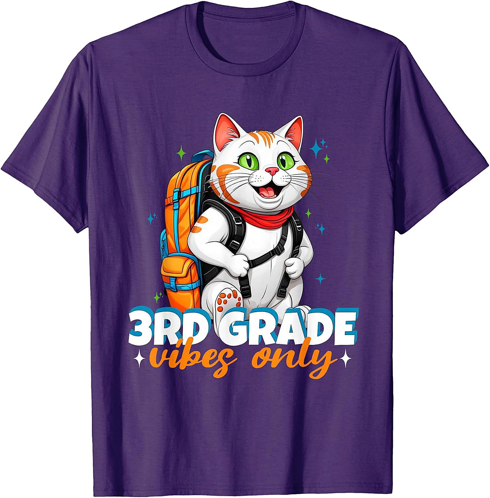 3rd Grade Cat T-Shirt | Back to School Kids Tee