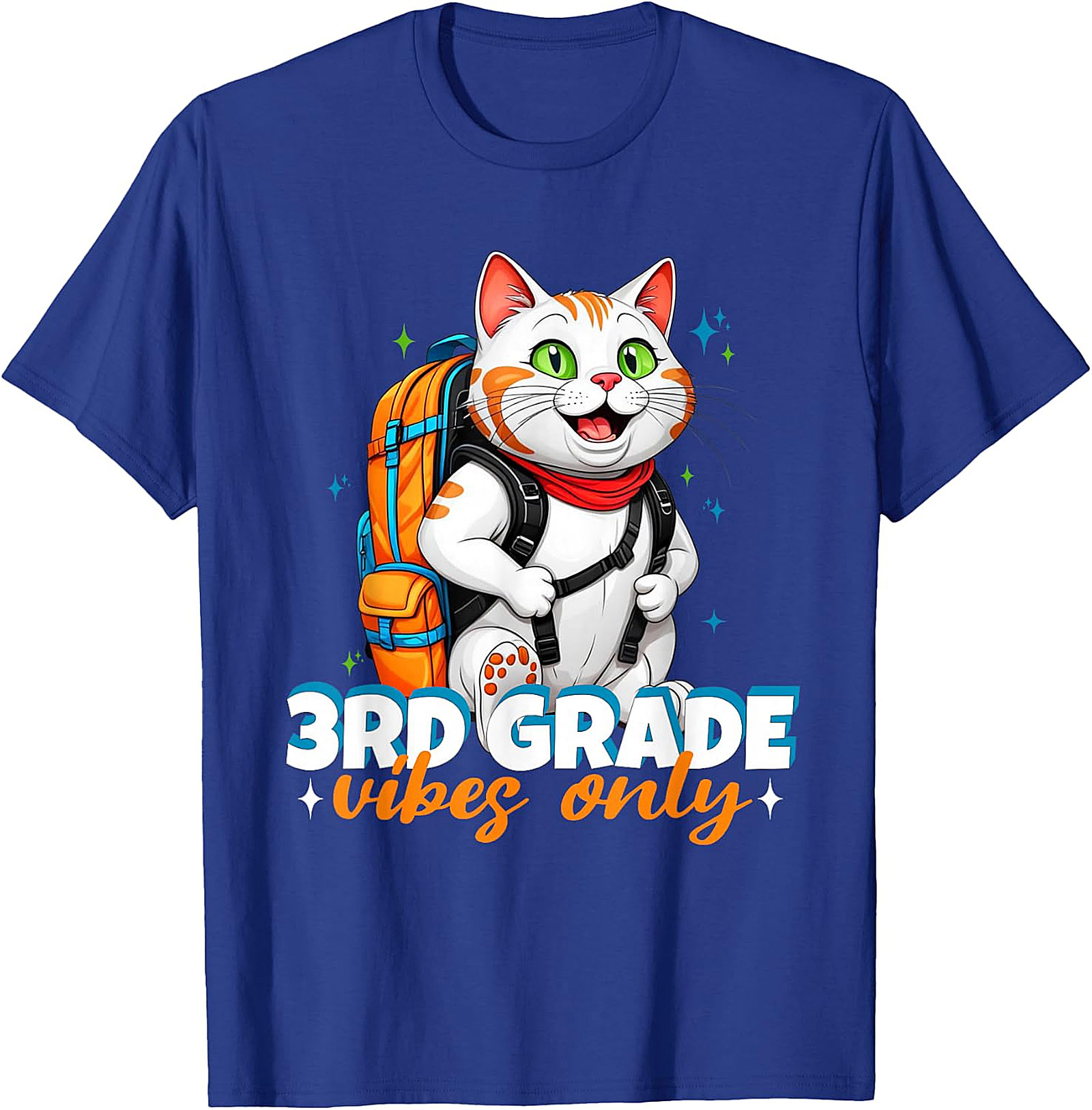 3rd Grade Cat T-Shirt | Back to School Kids Tee