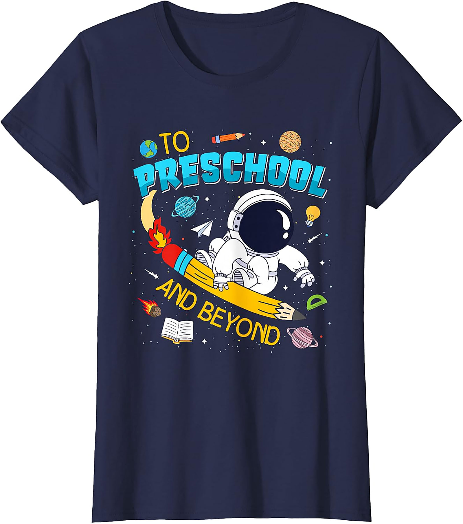 Preschool Astronaut T-Shirt | Back to School Kids Tee