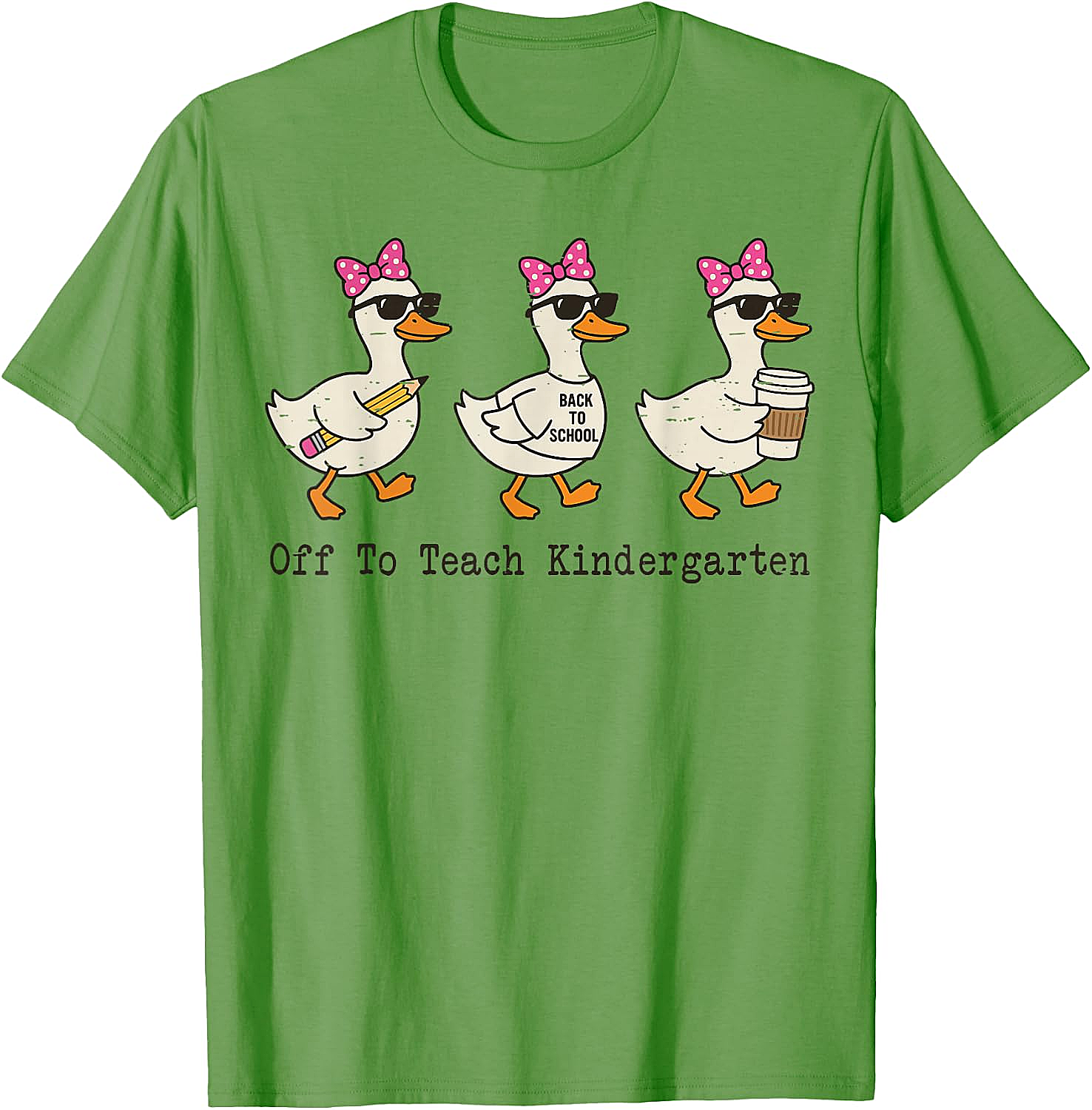  Kindergarten Teacher Goose T-Shirt Funny Back to School Gift
