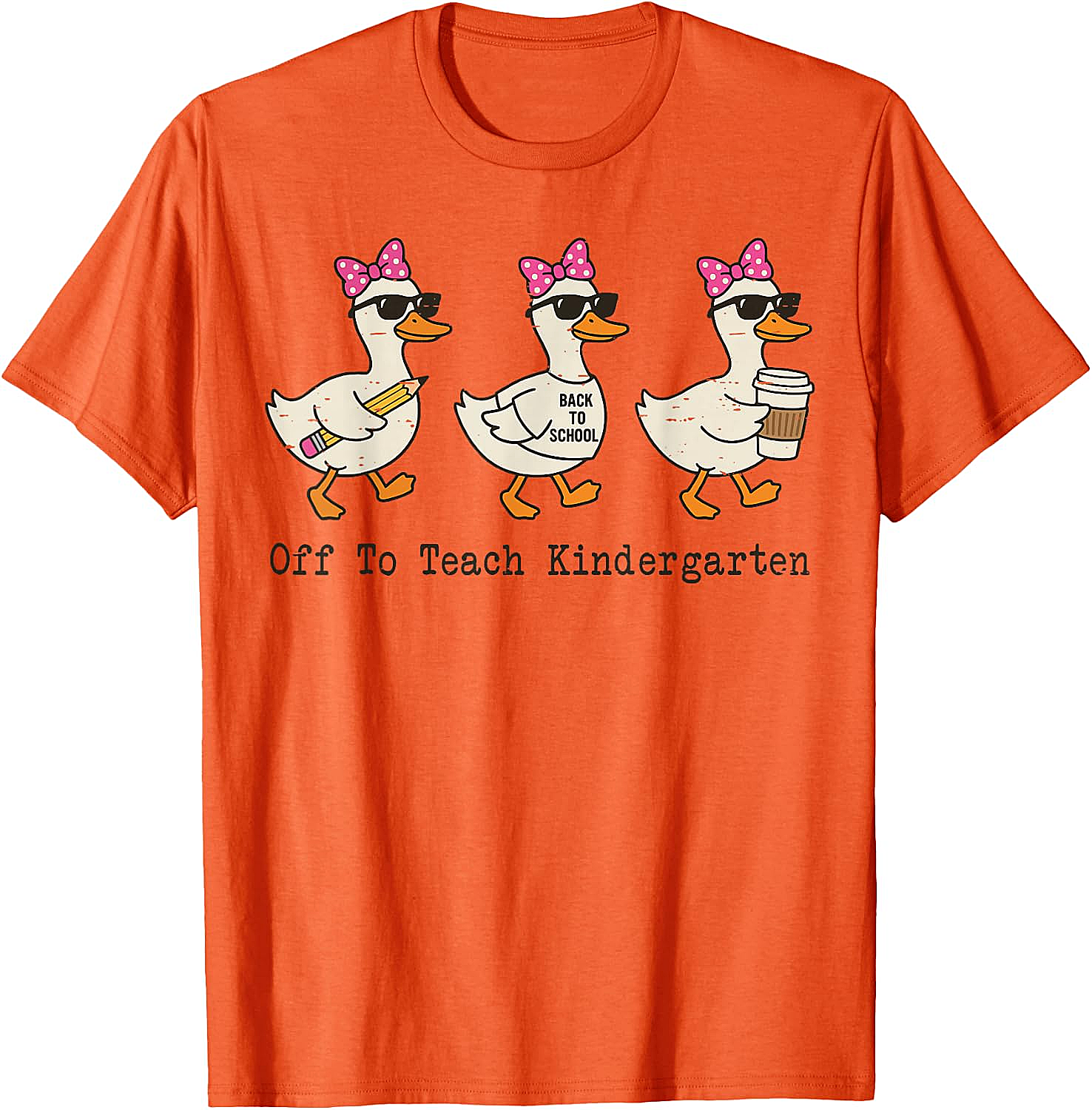  Kindergarten Teacher Goose T-Shirt Funny Back to School Gift