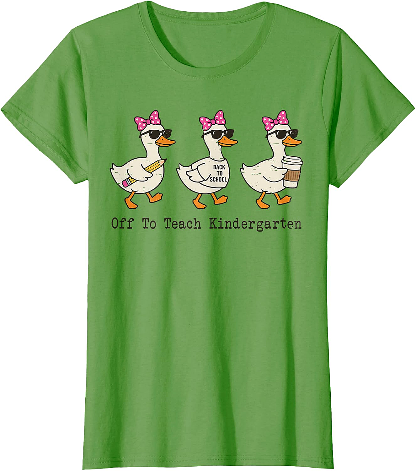  Kindergarten Teacher Goose T-Shirt Funny Back to School Gift
