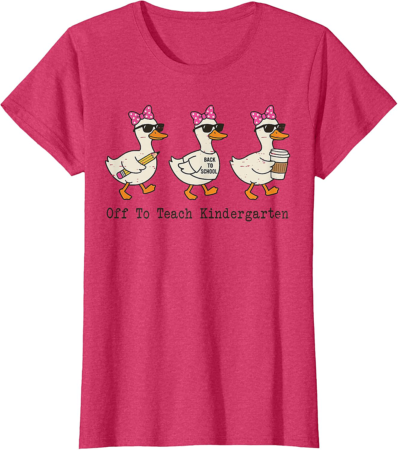  Kindergarten Teacher Goose T-Shirt Funny Back to School Gift