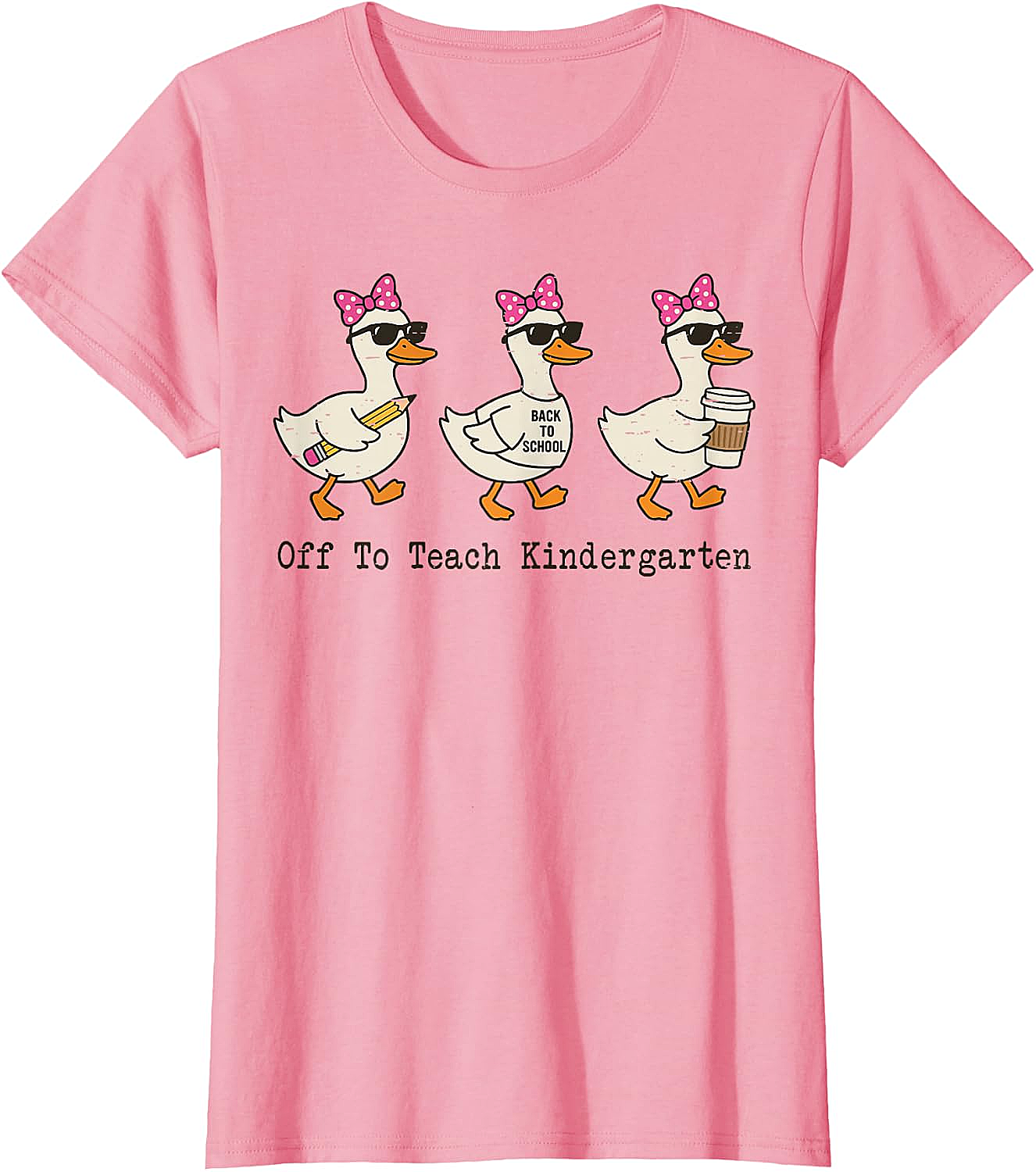  Kindergarten Teacher Goose T-Shirt Funny Back to School Gift