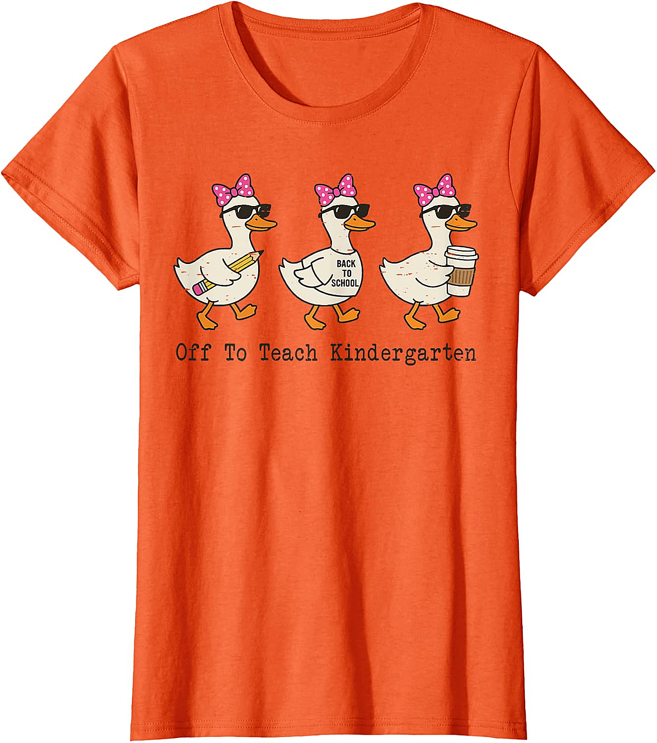  Kindergarten Teacher Goose T-Shirt Funny Back to School Gift
