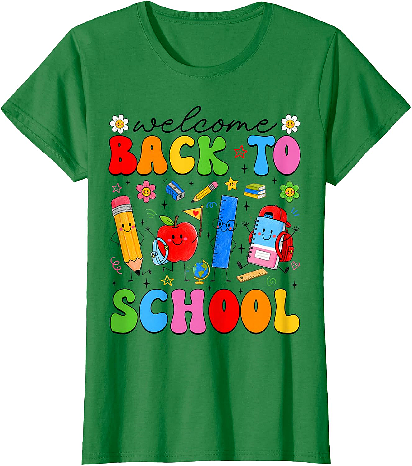 Welcome Back to School Cute Supplies Kids T-Shirt