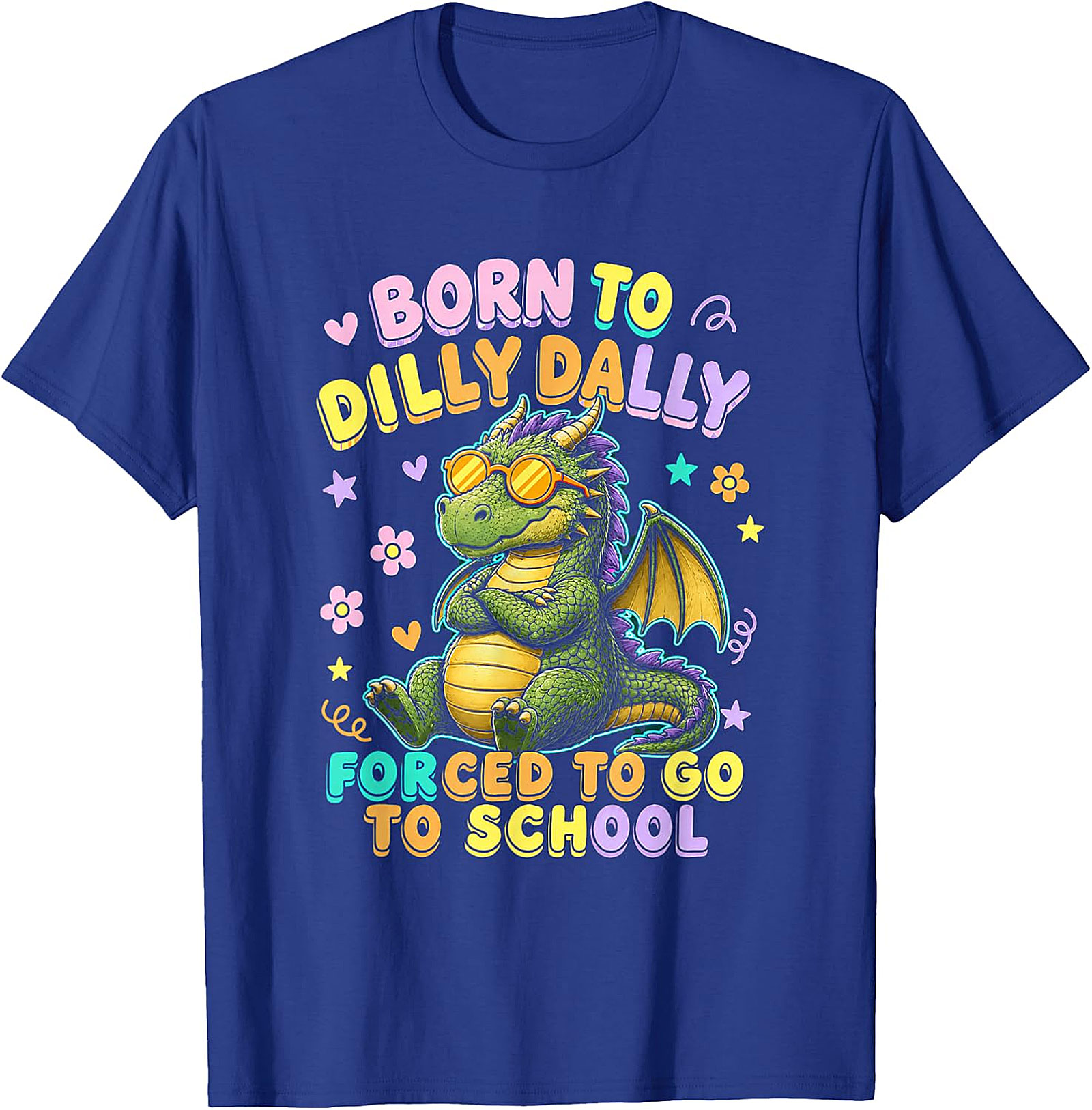 Dilly Dally Dragon T-Shirt | Funny Back to School Tee