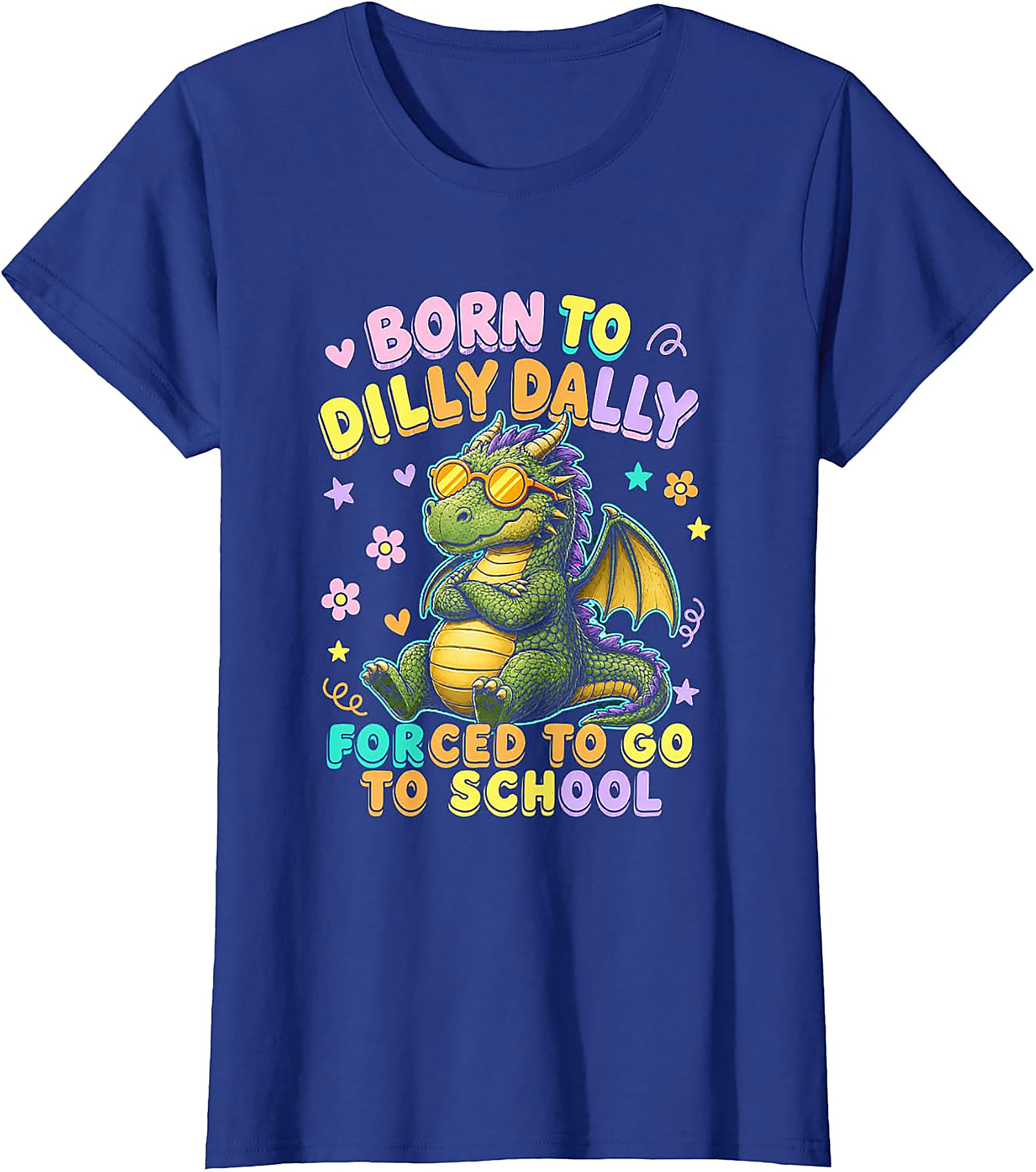 Dilly Dally Dragon T-Shirt | Funny Back to School Tee