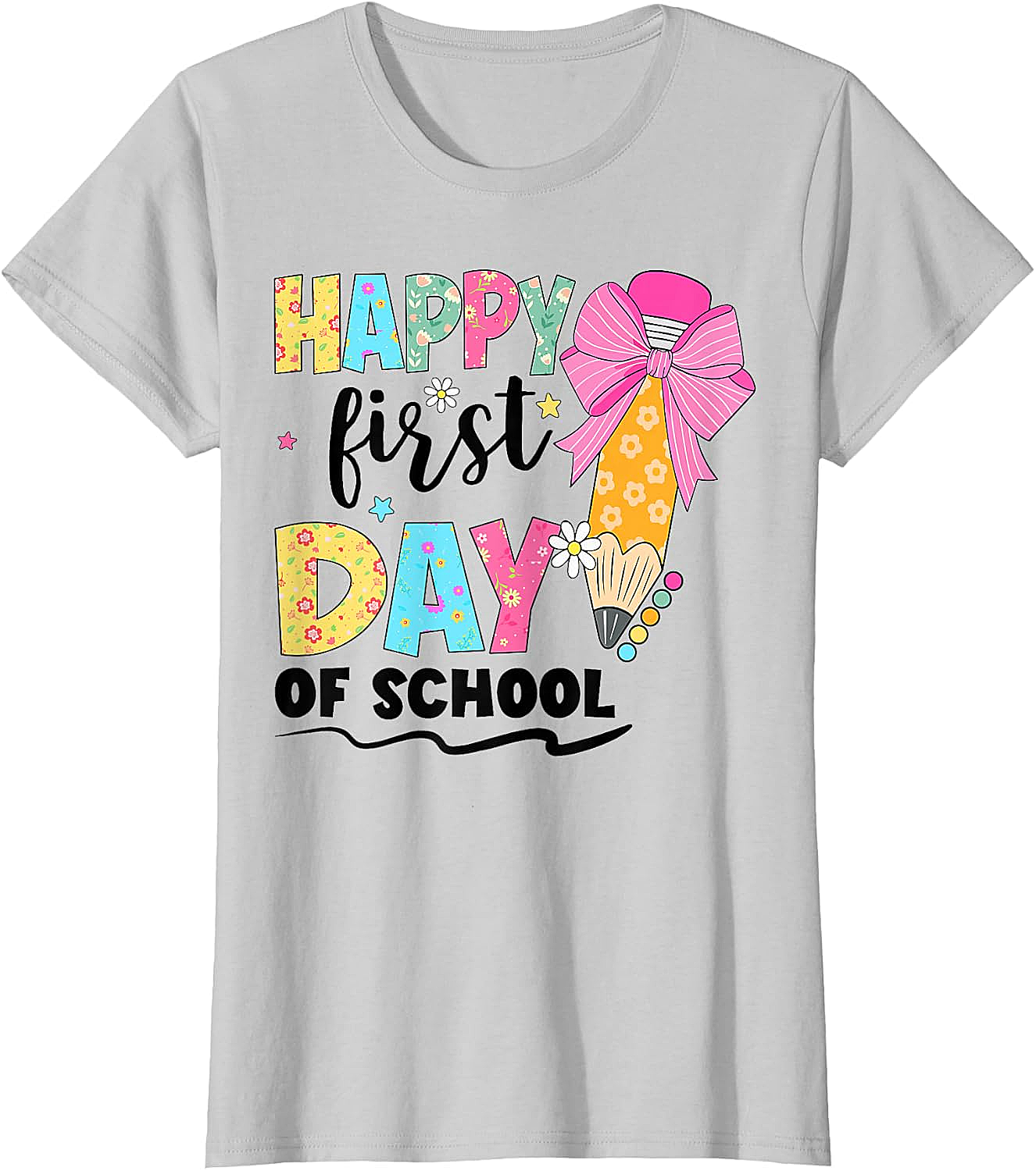 Happy First Day of School T-Shirt Back to School Tee