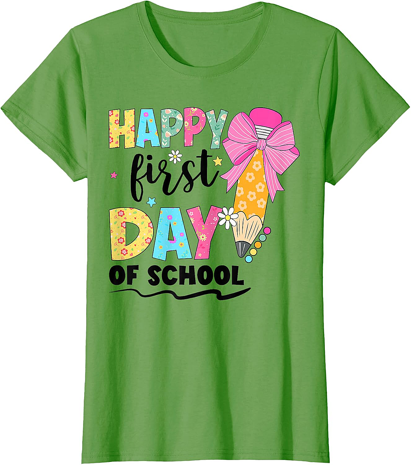 Happy First Day of School T-Shirt Back to School Tee