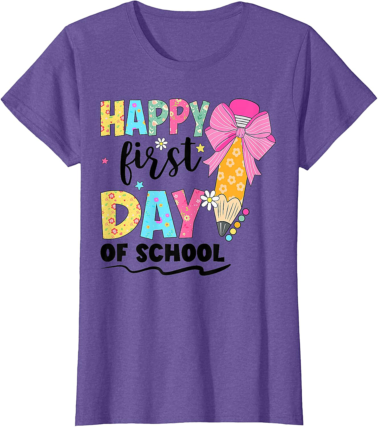 Happy First Day of School T-Shirt Back to School Tee