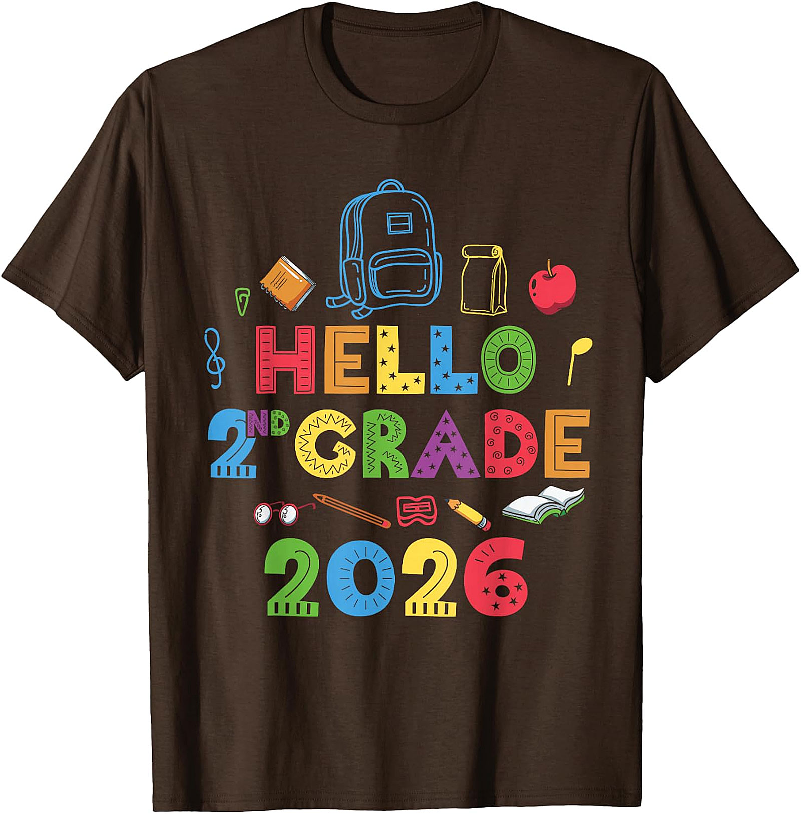 Hello 2nd Grade 2026 T-Shirt | Back to School Tee