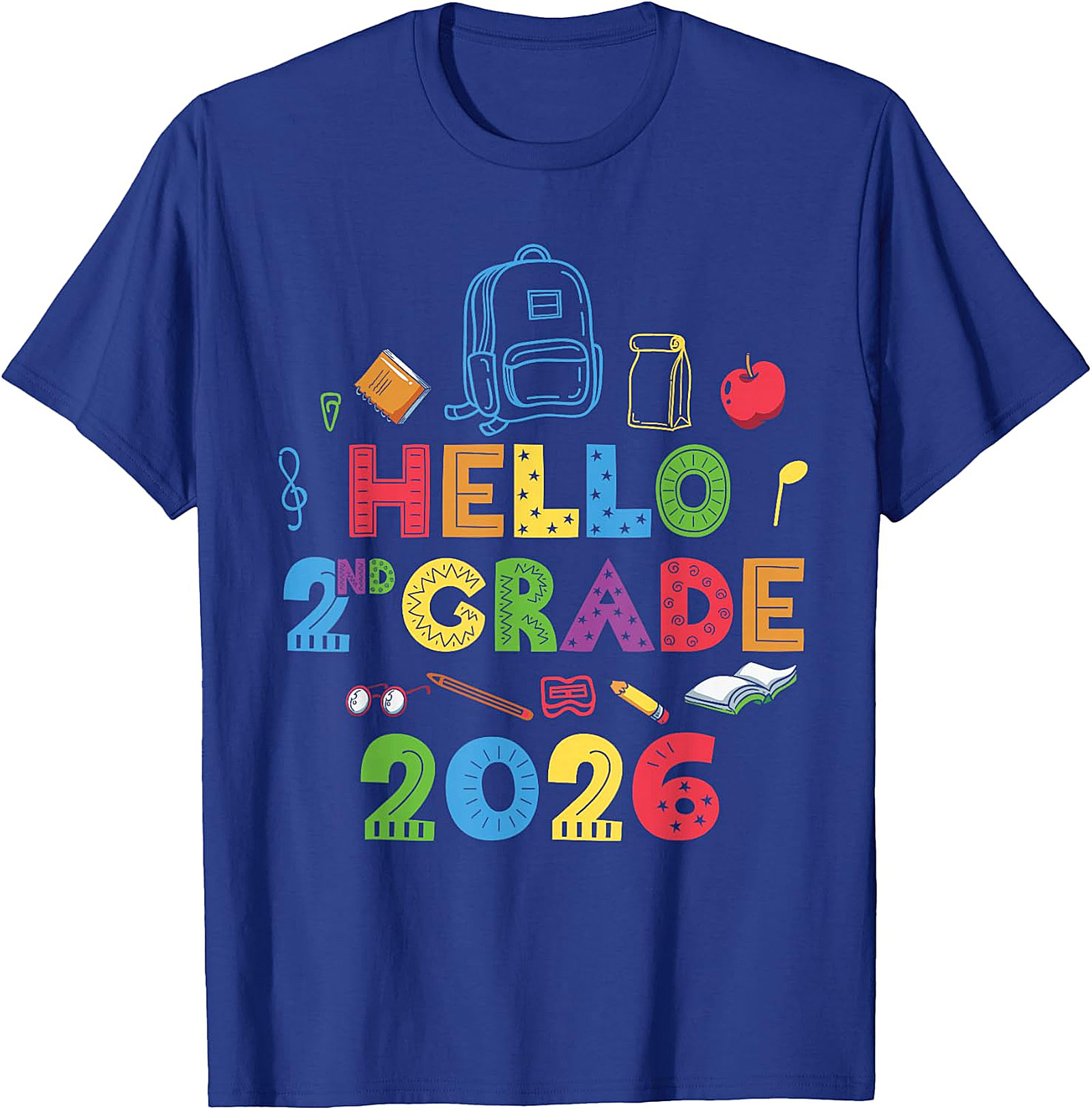 Hello 2nd Grade 2026 T-Shirt | Back to School Tee