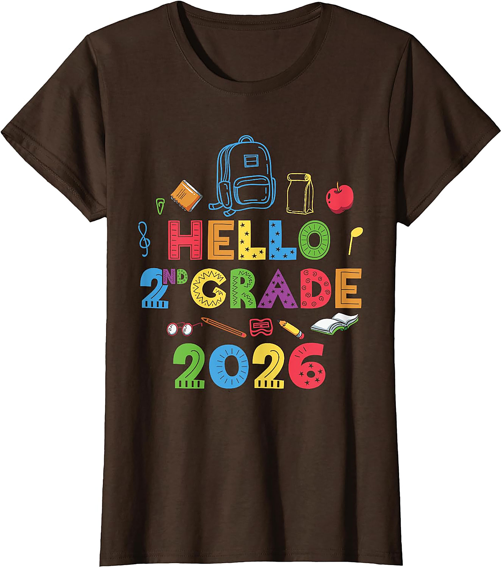 Hello 2nd Grade 2026 T-Shirt | Back to School Tee