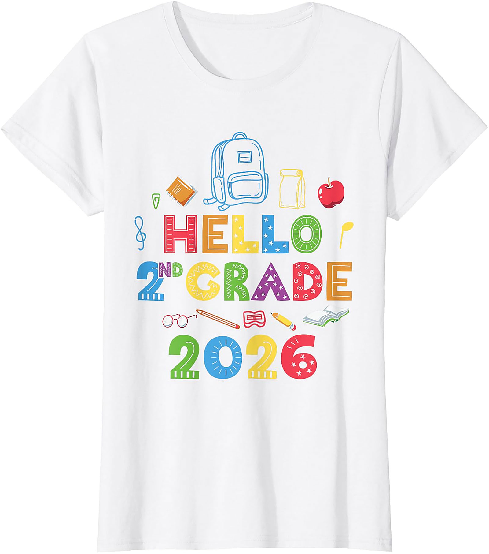 Hello 2nd Grade 2026 T-Shirt | Back to School Tee