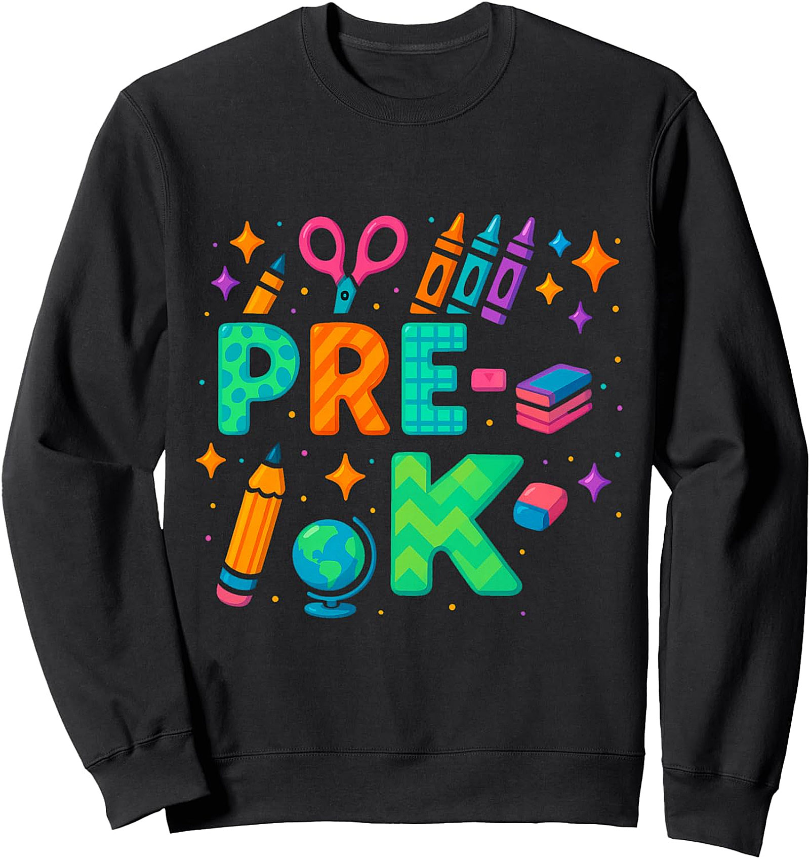 Pre-K 2026 Back to School Girls Sweatshirt - My 1st Day