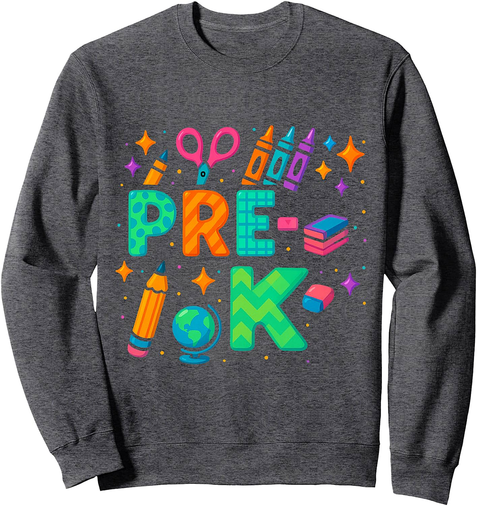 Pre-K 2026 Back to School Girls Sweatshirt - My 1st Day