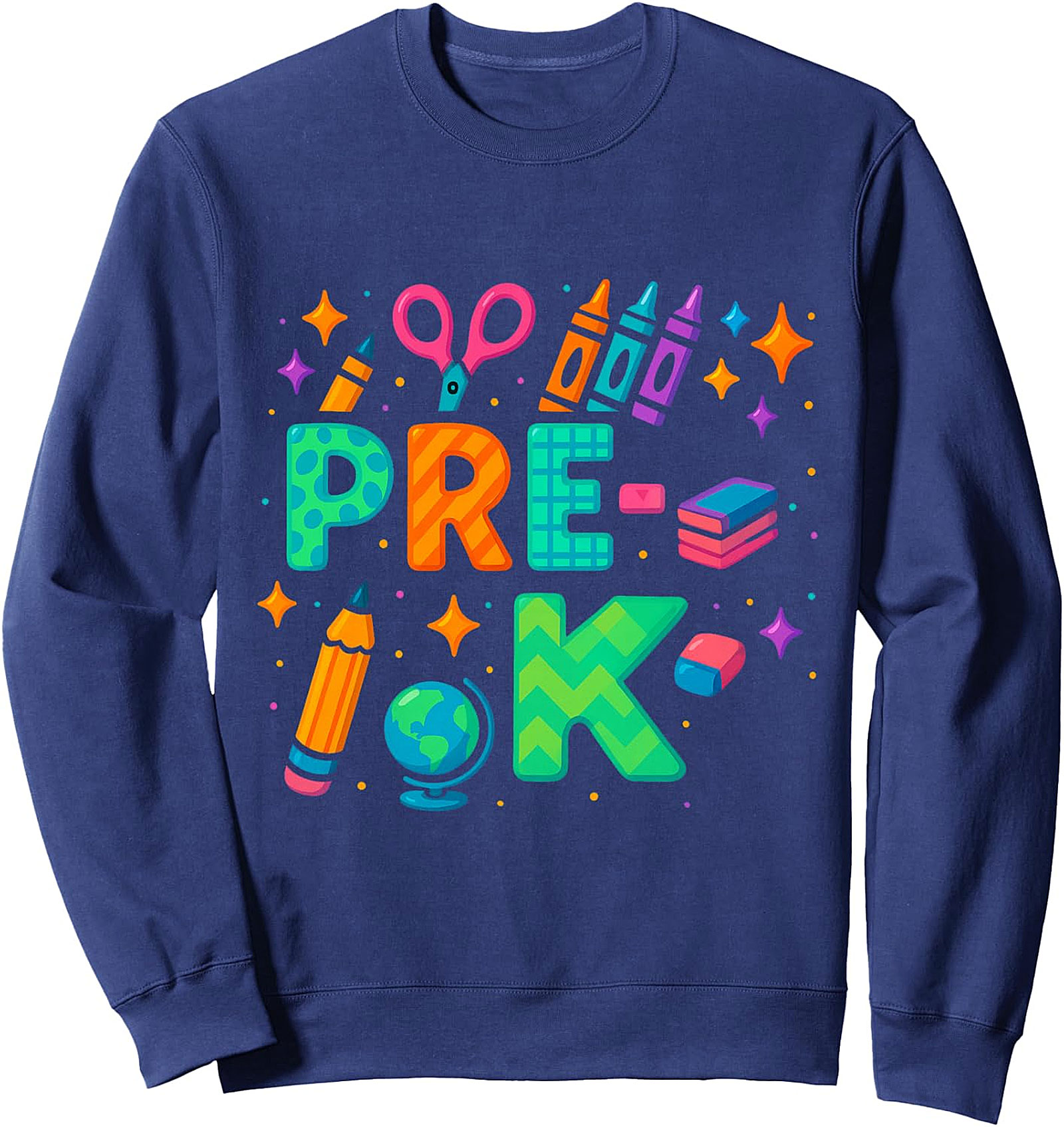 Pre-K 2026 Back to School Girls Sweatshirt - My 1st Day