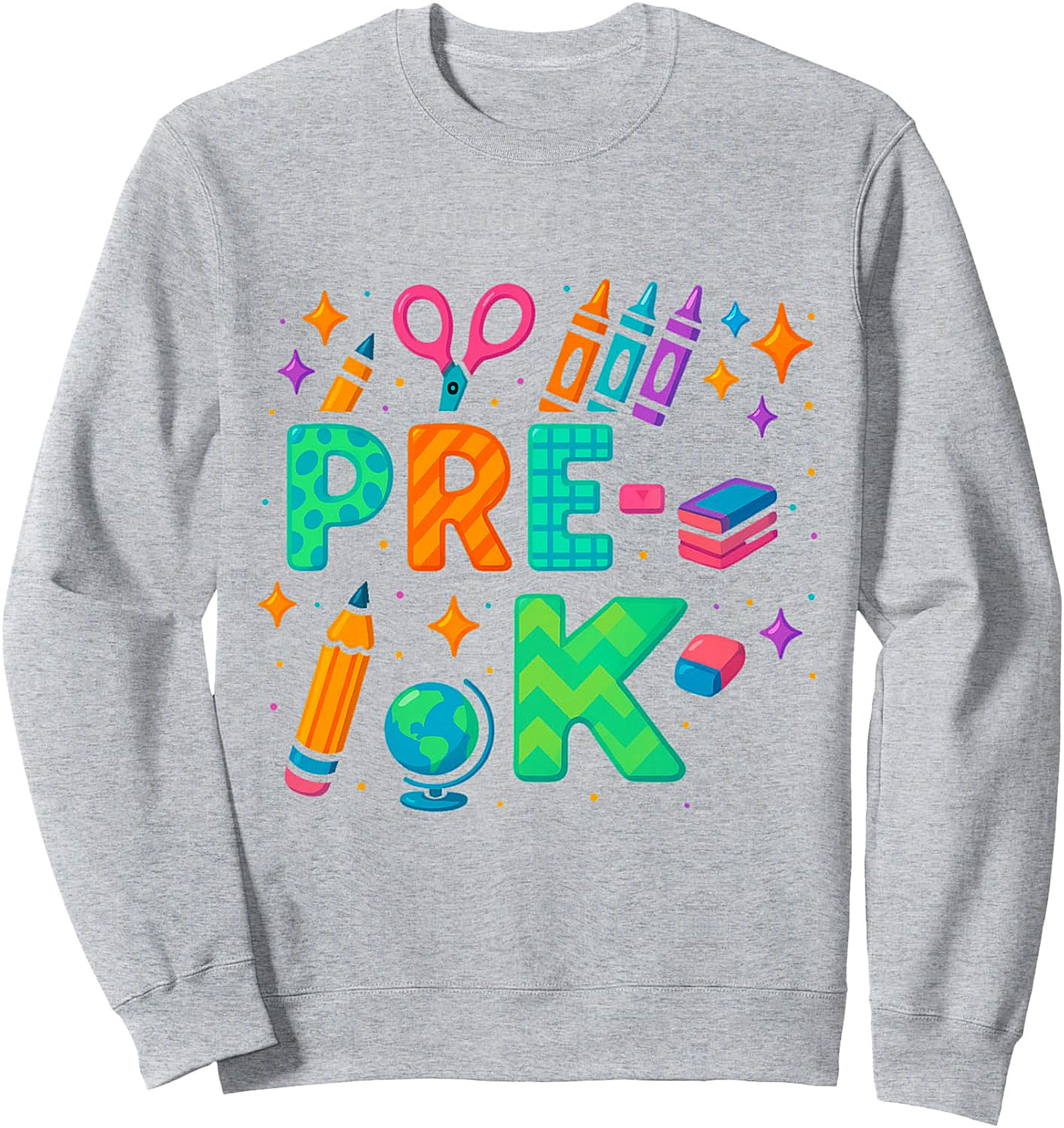 Pre-K 2026 Back to School Girls Sweatshirt - My 1st Day