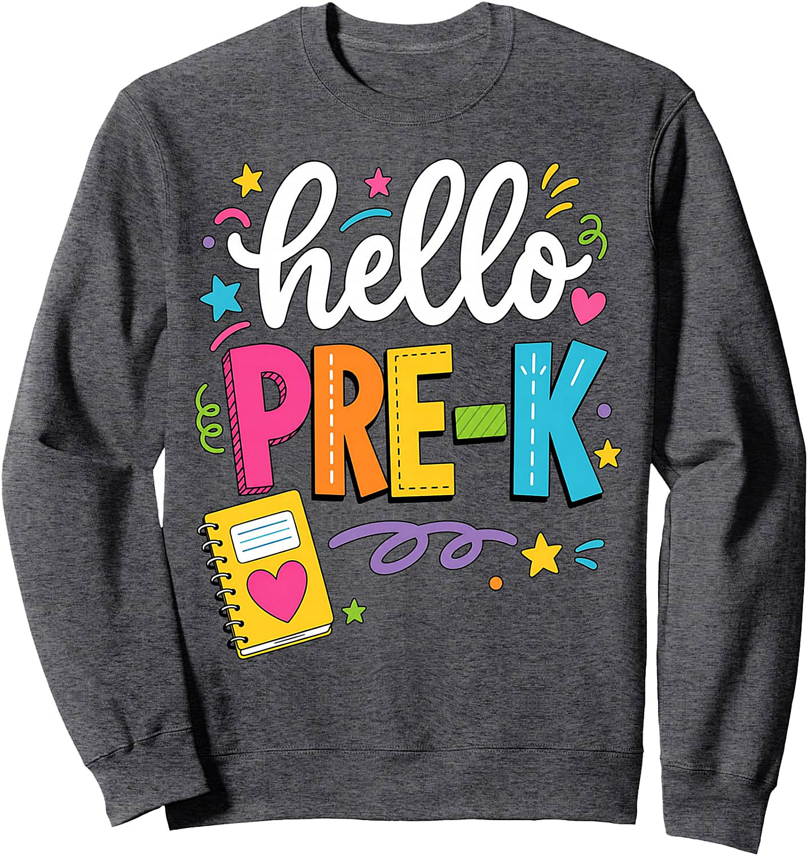 Hello Pre-K Sweatshirt | Back to School Crewneck Gift