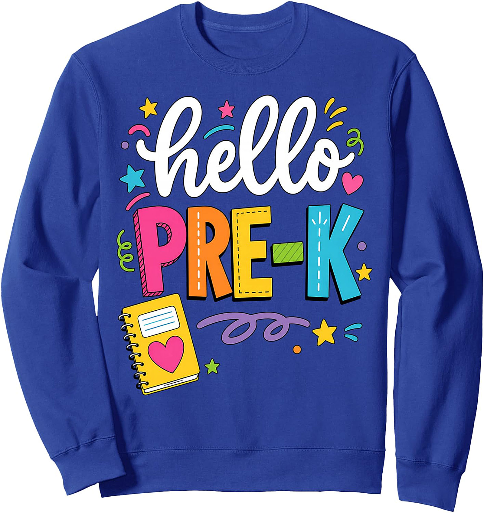 Hello Pre-K Sweatshirt | Back to School Crewneck Gift