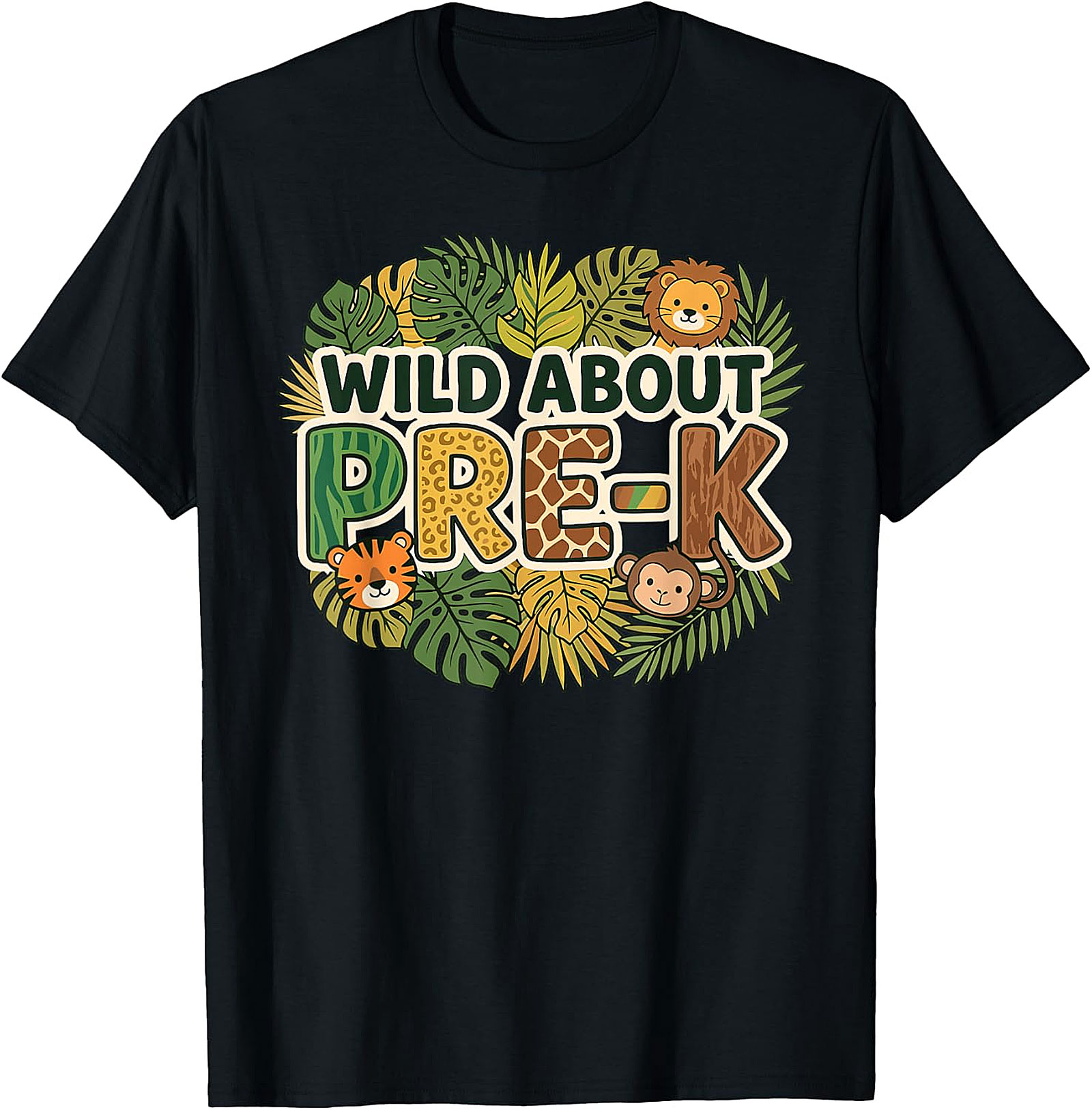 Wild About Pre-K T-Shirt | Teacher & Student Back to School Tee