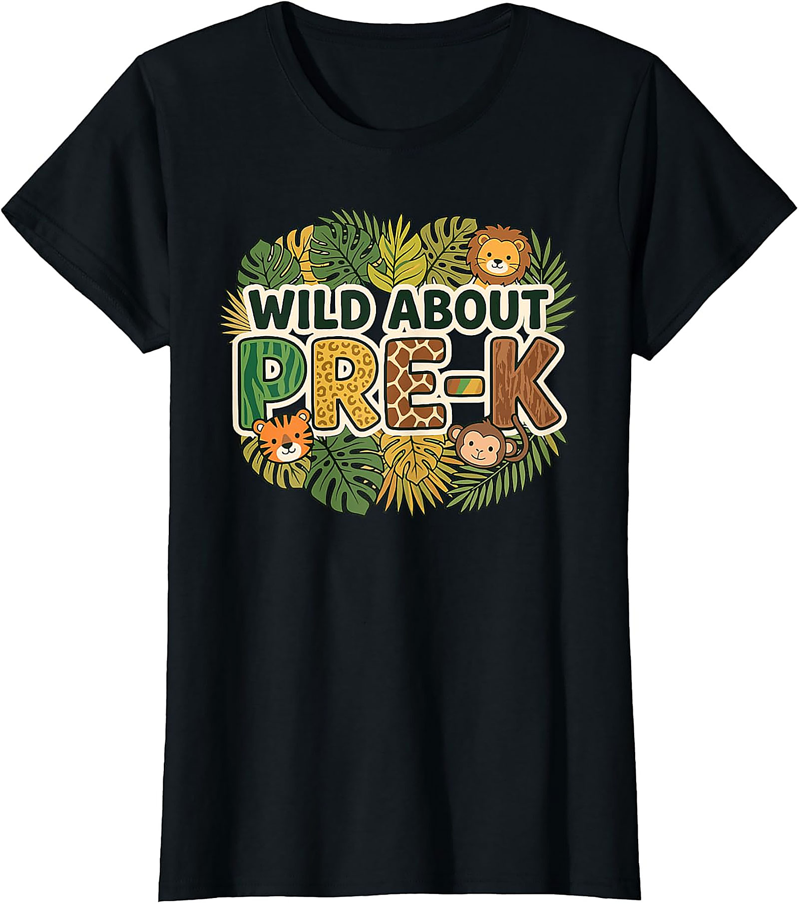 Wild About Pre-K T-Shirt | Teacher & Student Back to School Tee
