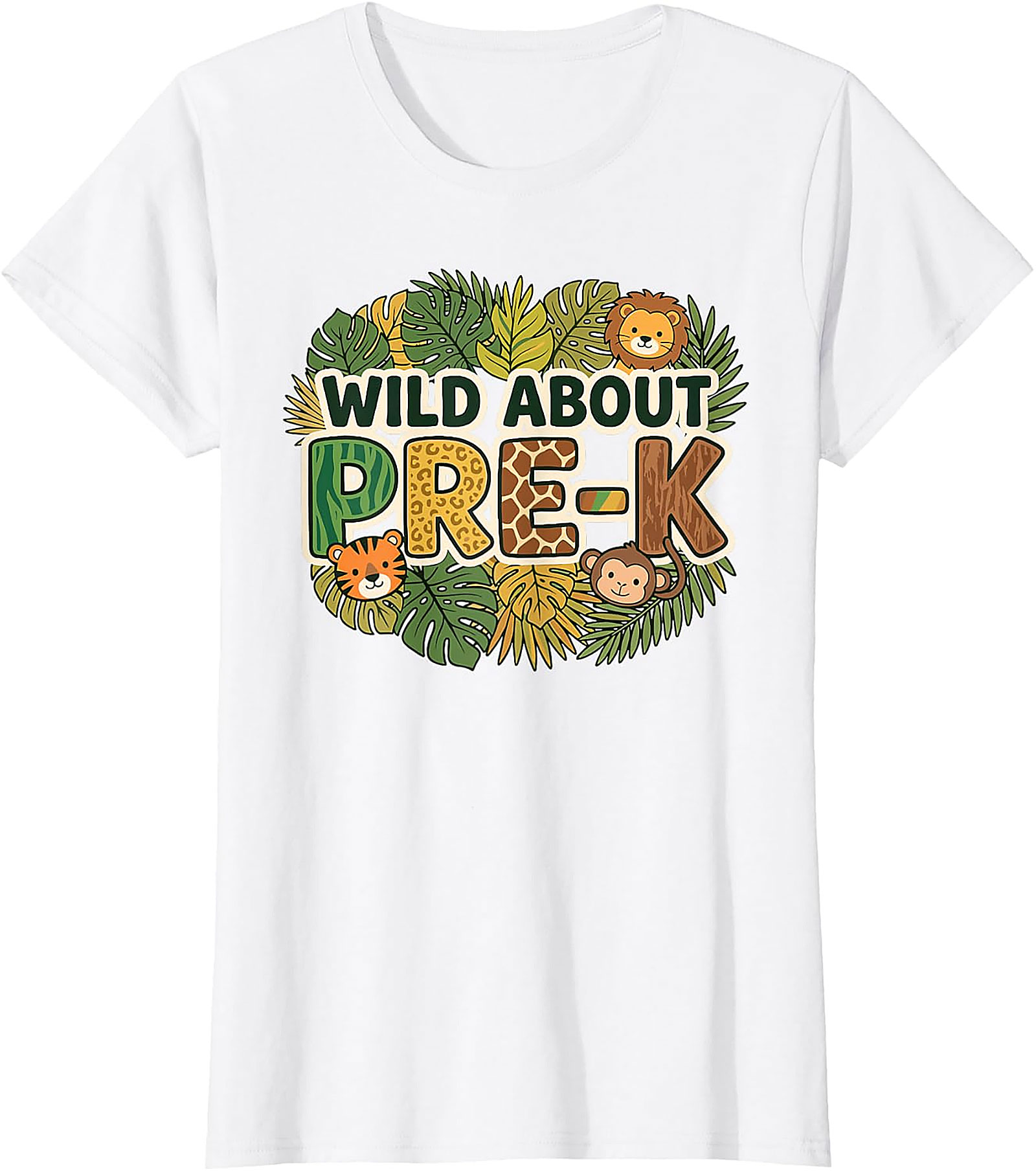 Wild About Pre-K T-Shirt | Teacher & Student Back to School Tee