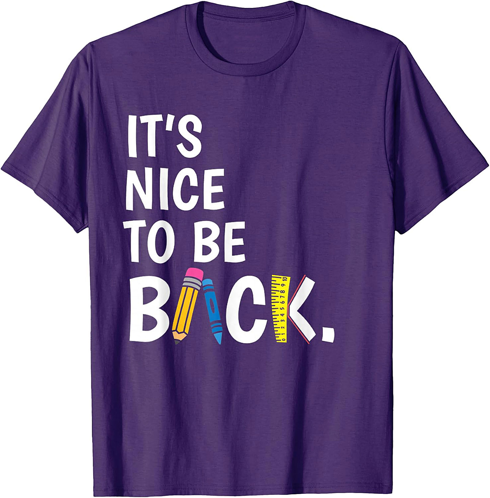 It's Nice to Be Back Teacher T-Shirt | Funny School Tee