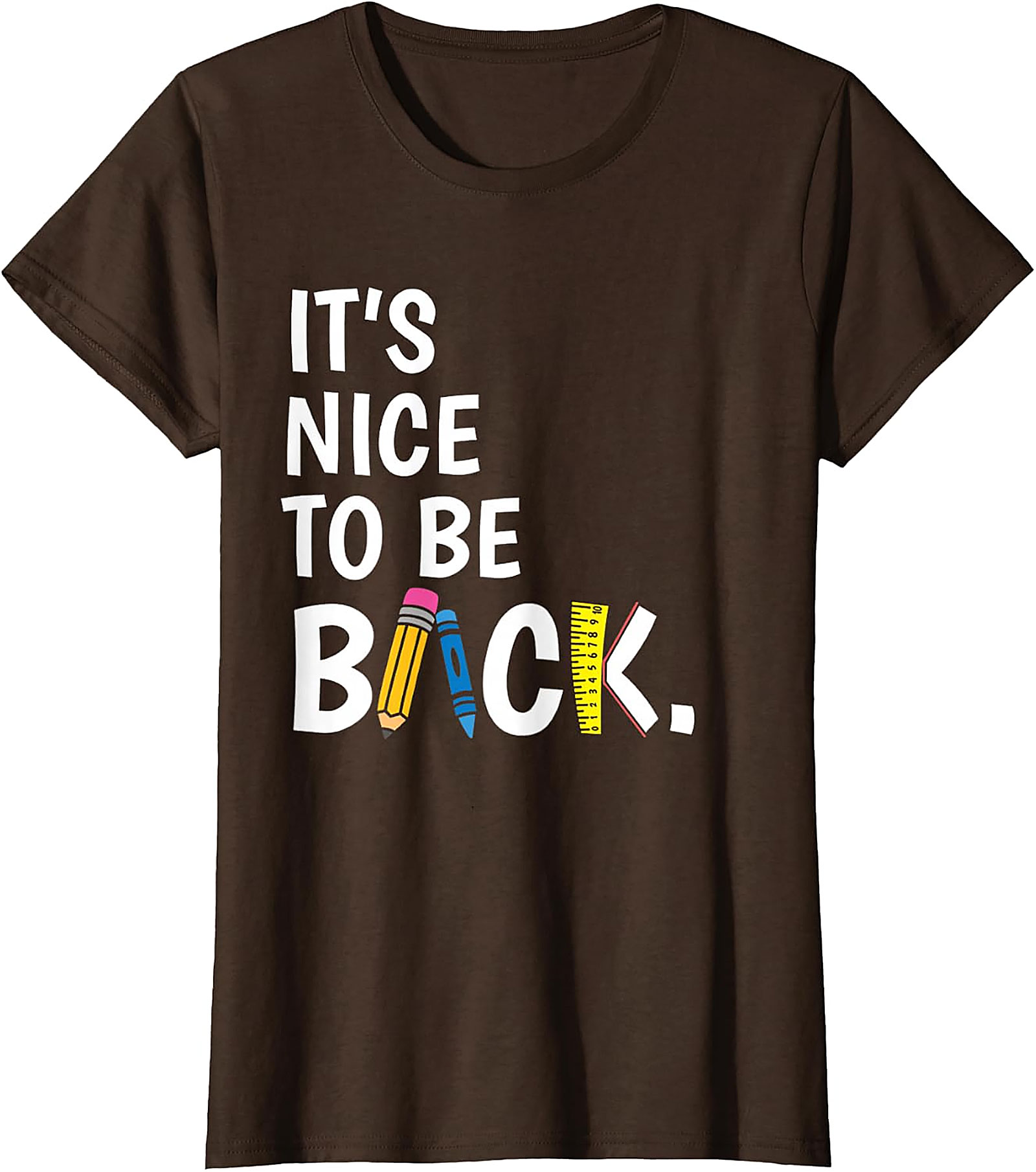 It's Nice to Be Back Teacher T-Shirt | Funny School Tee
