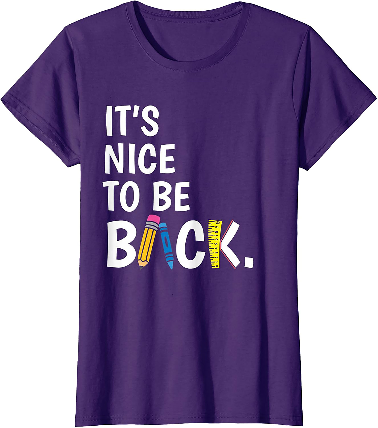 It's Nice to Be Back Teacher T-Shirt | Funny School Tee