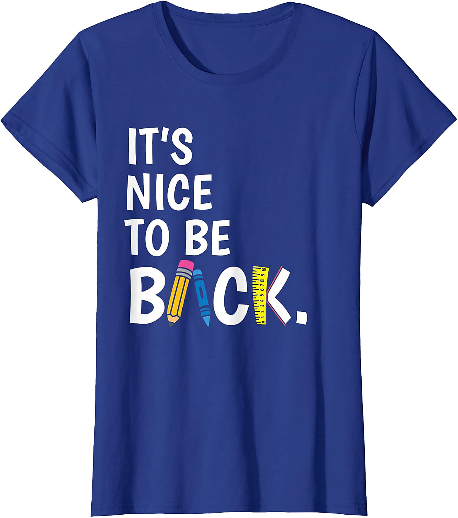 It's Nice to Be Back Teacher T-Shirt | Funny School Tee