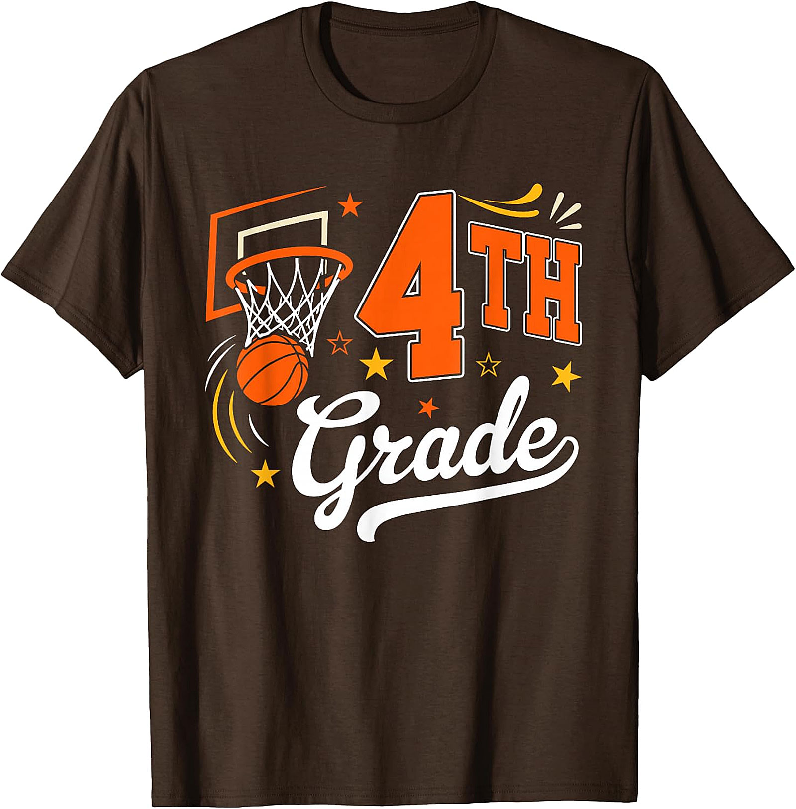 4th Grade Basketball Shirt | Back to School Teacher Student Tee