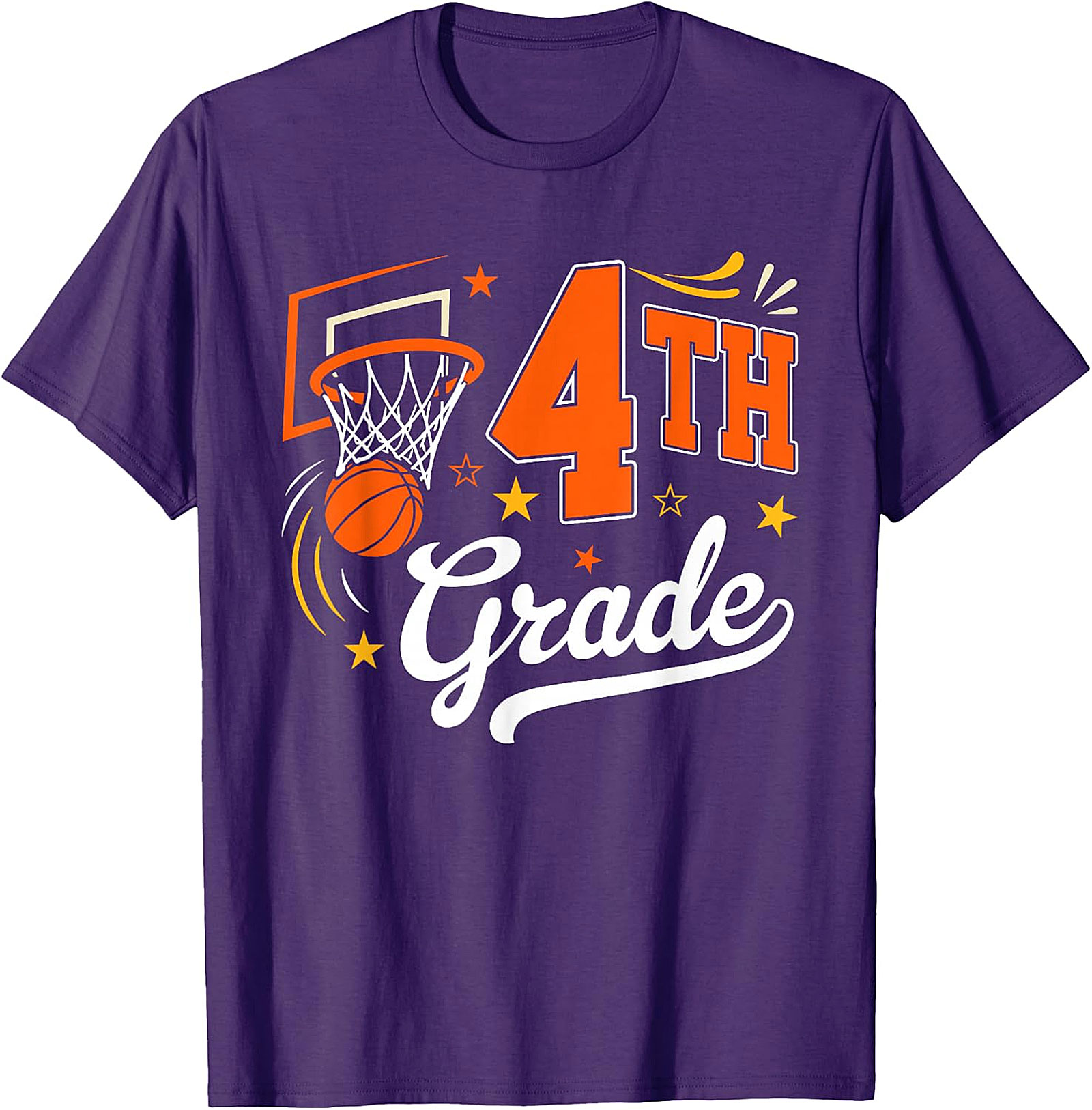 4th Grade Basketball Shirt | Back to School Teacher Student Tee
